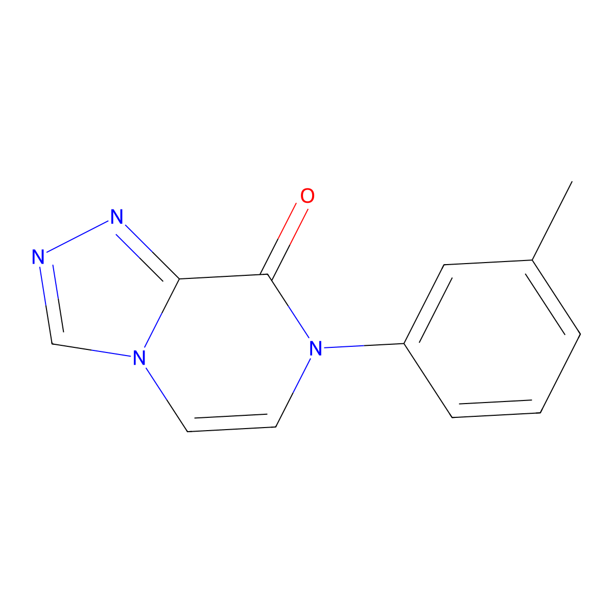 7-(3-methylphenyl)-7H,8H-[1,2,4]triazolo[4,3-a]pyrazin-8-one molecular structure, CAS 3054549-07-1