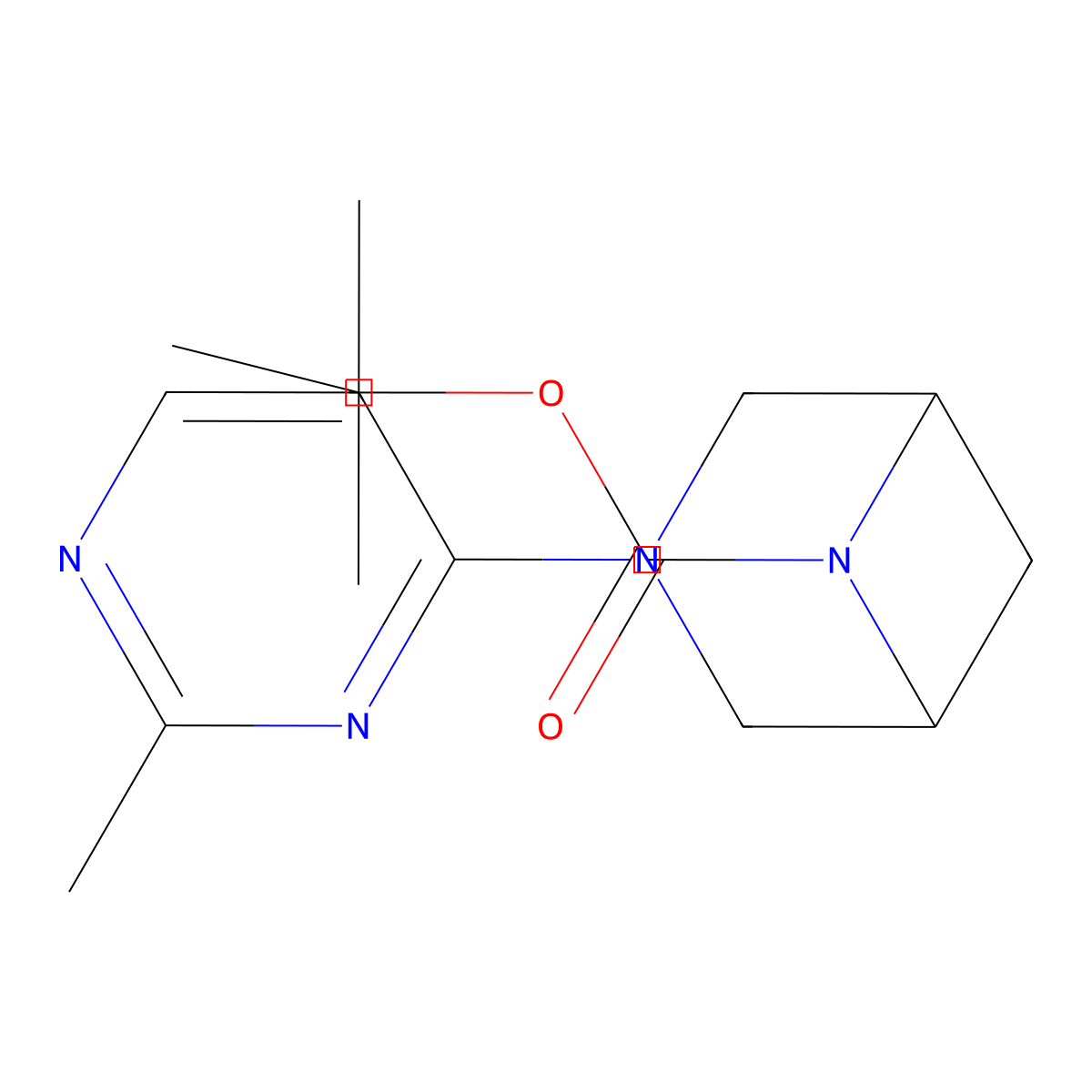 Tert-butyl 3-(2-methylpyrimidin-4-yl)-3,6-diazabicyclo[3.1.1]heptane-6-carboxylate molecular structure, CAS 3054552-32-5