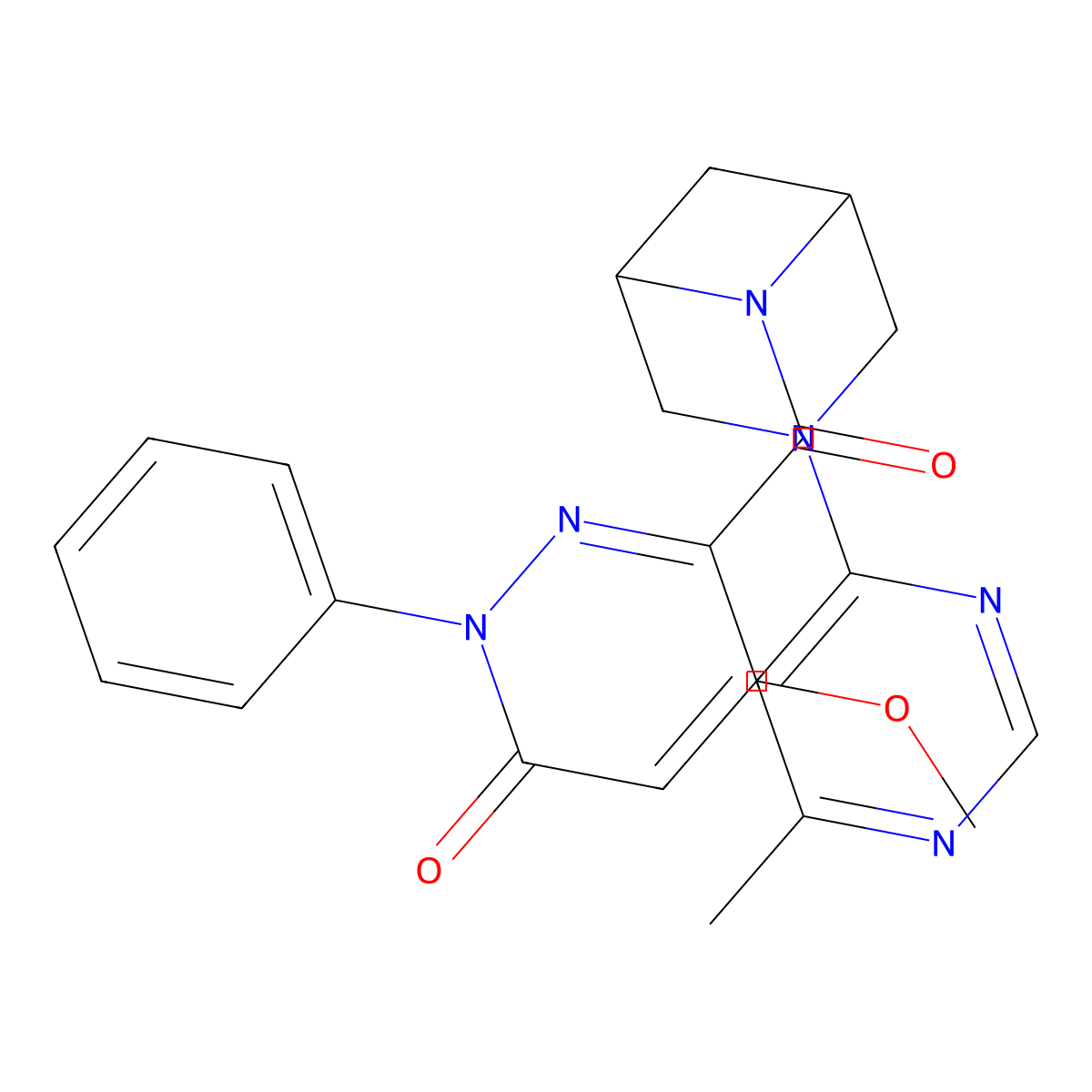 5-Methoxy-6-[3-(6-methylpyrimidin-4-yl)-3,6-diazabicyclo[3.1.1]heptane-6-carbonyl]-2-phenyl-2,3-dihydropyridazin-3-one molecular structure, CAS 3054555-04-0