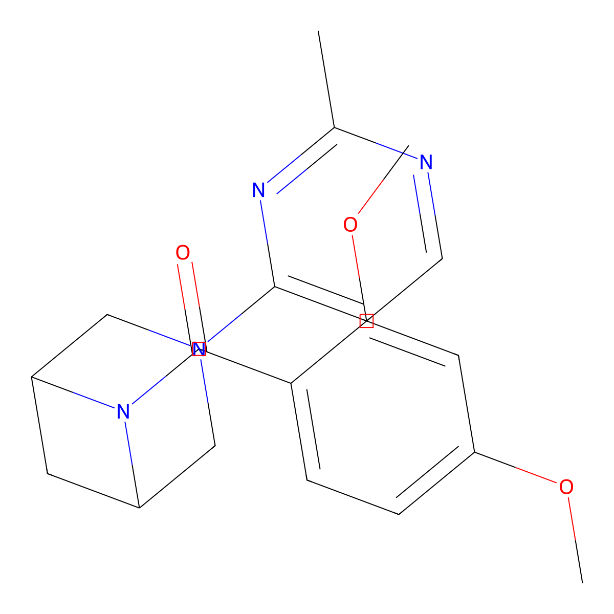 6-(2,4-Dimethoxybenzoyl)-3-(2-methylpyrimidin-4-yl)-3,6-diazabicyclo[3.1.1]heptane molecular structure, CAS 3054557-81-9