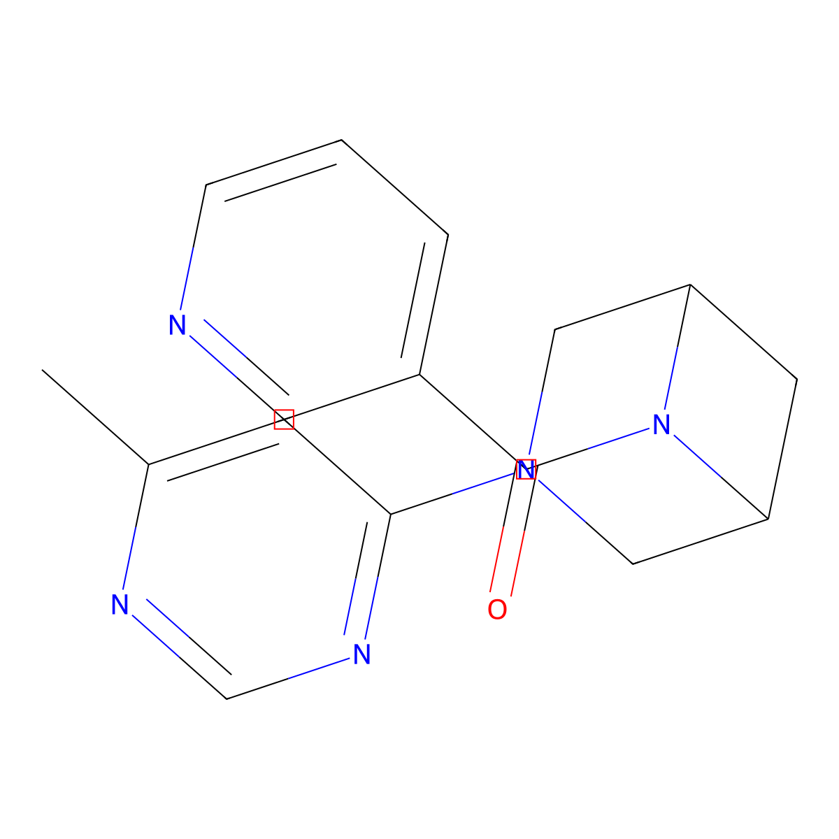 3-(6-Methylpyrimidin-4-yl)-6-(pyridine-3-carbonyl)-3,6-diazabicyclo[3.1.1]heptane molecular structure, CAS 3054557-94-4