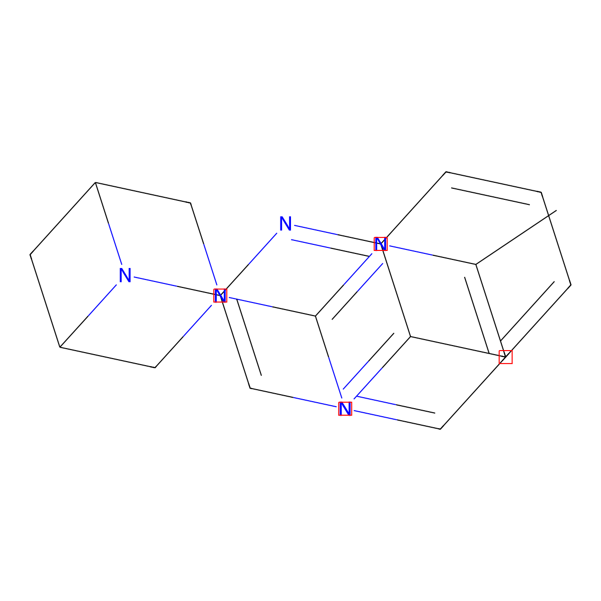 2-[3-(4-Methylpyrimidin-2-yl)-3,6-diazabicyclo[3.1.1]heptan-6-yl]quinoxaline molecular structure, CAS 3054563-91-3