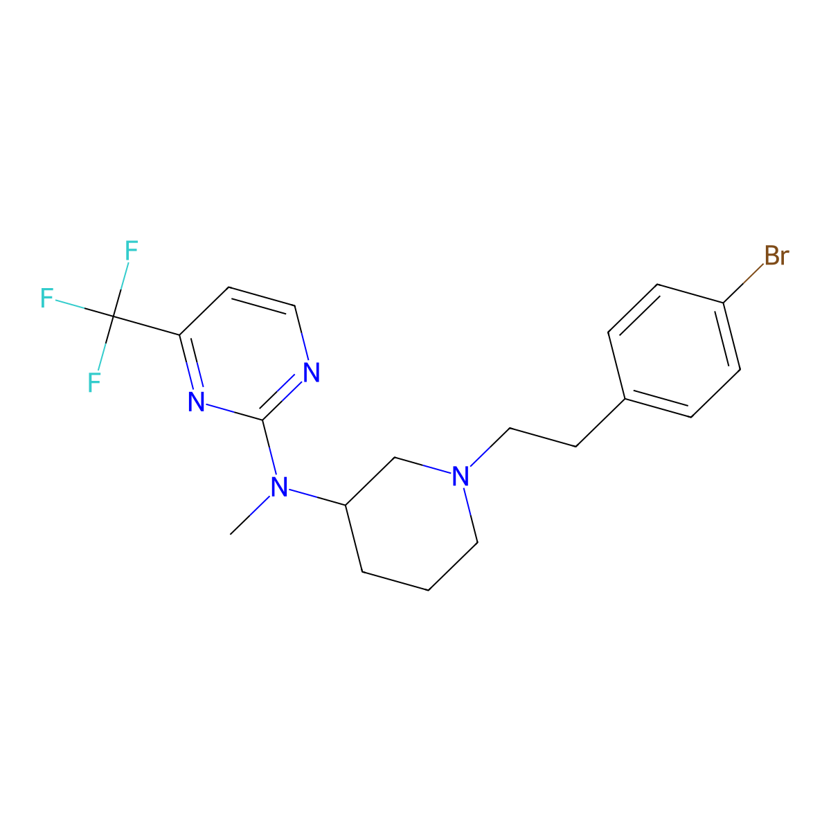 1-[4-(3-{Methyl[4-(morpholin-4-yl)pyrimidin-2-yl]amino}pyrrolidine-1-carbonyl)piperidin-1-yl]ethan-1-one molecular structure, CAS 3054567-84-6