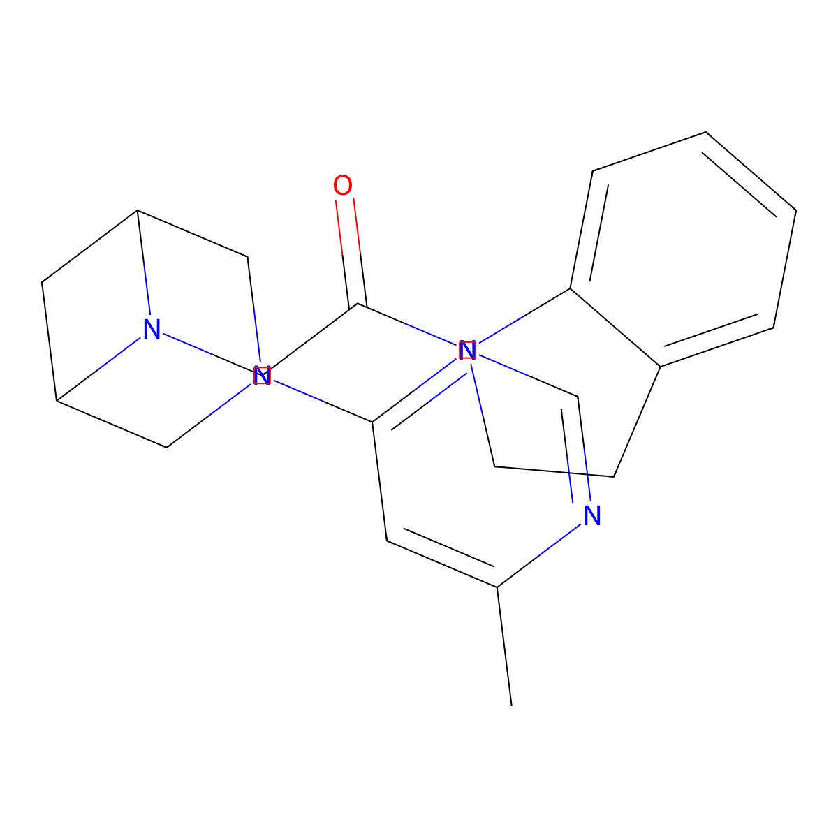 1-(2,3-dihydro-1H-indol-1-yl)-2-[3-(6-methylpyrimidin-4-yl)-3,6-diazabicyclo[3.1.1]heptan-6-yl]ethan-1-one molecular structure, CAS 3054569-64-8