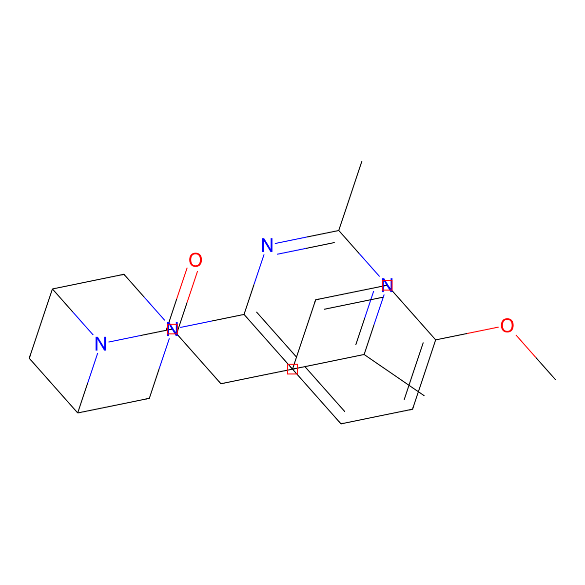 1-[3-(2,6-Dimethylpyrimidin-4-yl)-3,6-diazabicyclo[3.1.1]heptan-6-yl]-2-(4-methoxyphenyl)ethan-1-one molecular structure, CAS 3054571-70-6