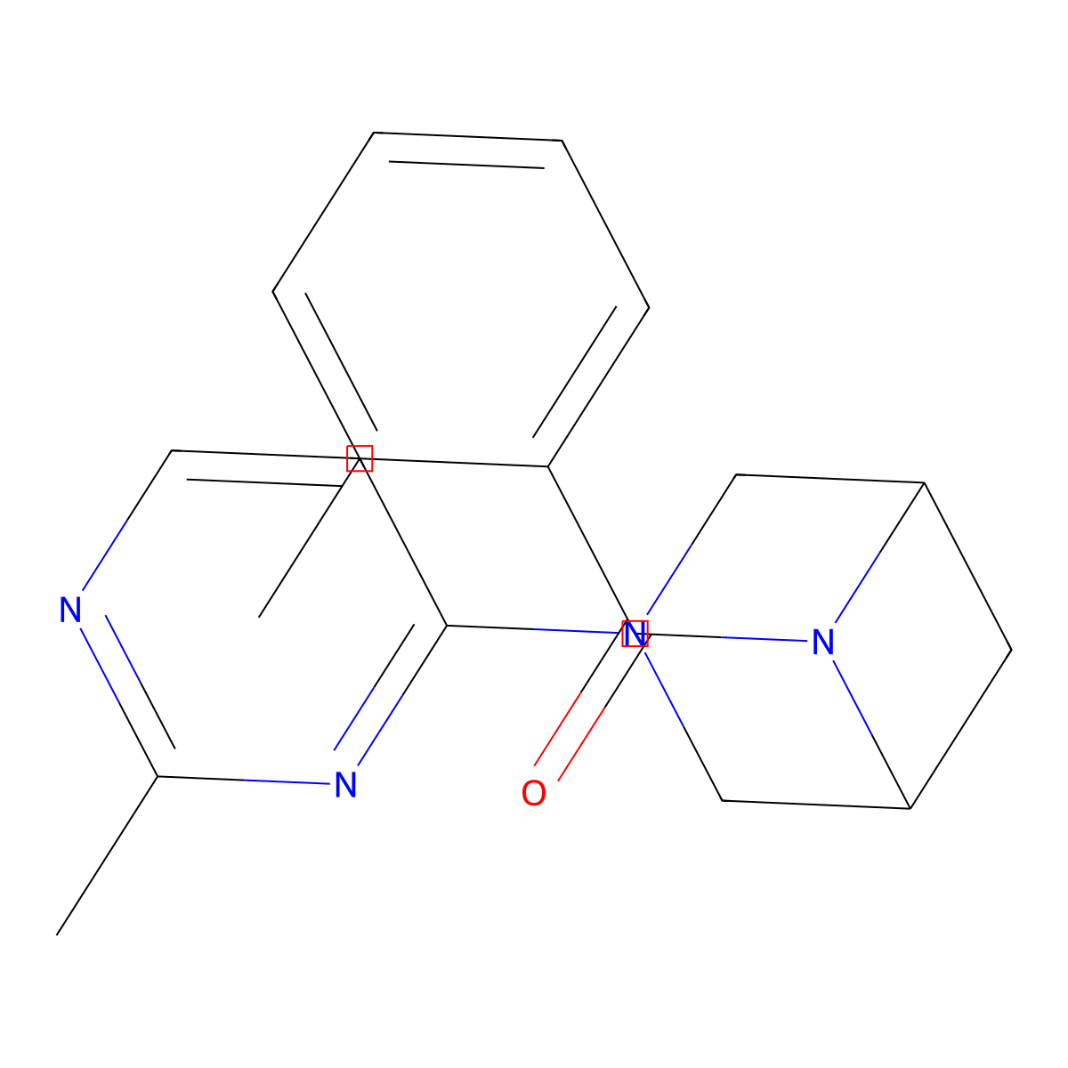 6-(2-Methylbenzoyl)-3-(2-methylpyrimidin-4-yl)-3,6-diazabicyclo[3.1.1]heptane molecular structure, CAS 3054573-68-8