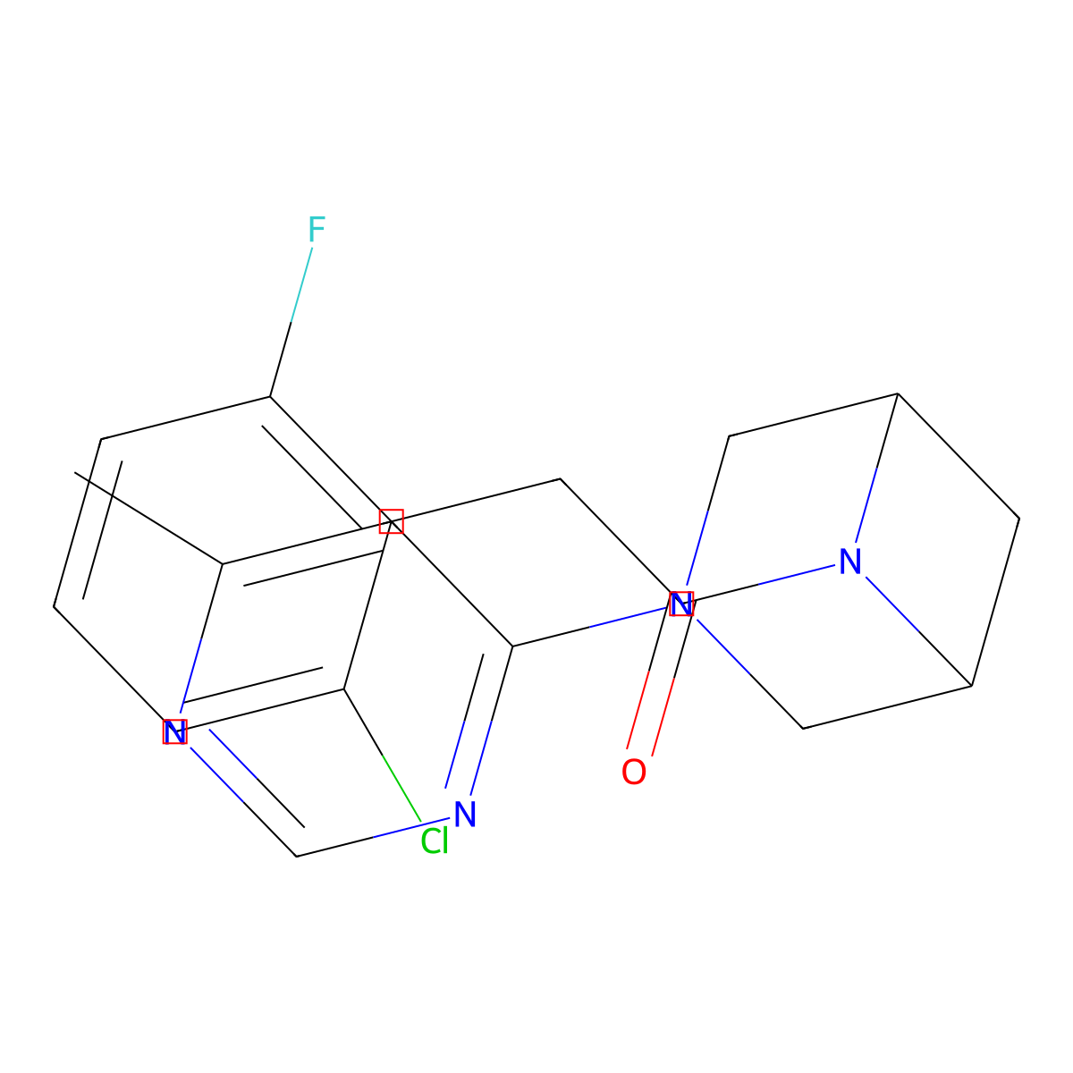 2-(2-Chloro-6-fluorophenyl)-1-[3-(6-methylpyrimidin-4-yl)-3,6-diazabicyclo[3.1.1]heptan-6-yl]ethan-1-one molecular structure, CAS 3054575-93-5