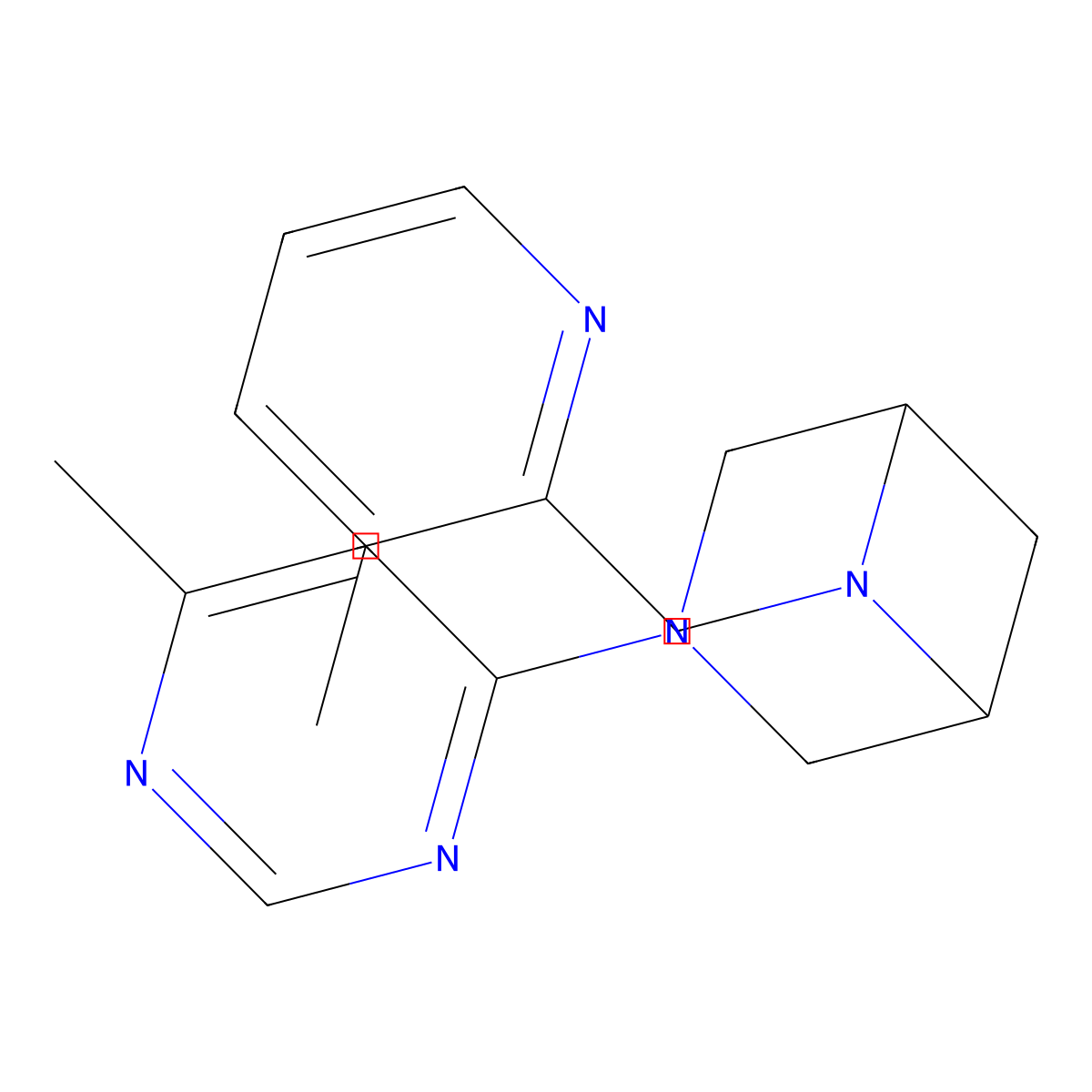 6-[(3-Methylpyridin-2-yl)methyl]-3-(6-methylpyrimidin-4-yl)-3,6-diazabicyclo[3.1.1]heptane molecular structure, CAS 3054576-47-2