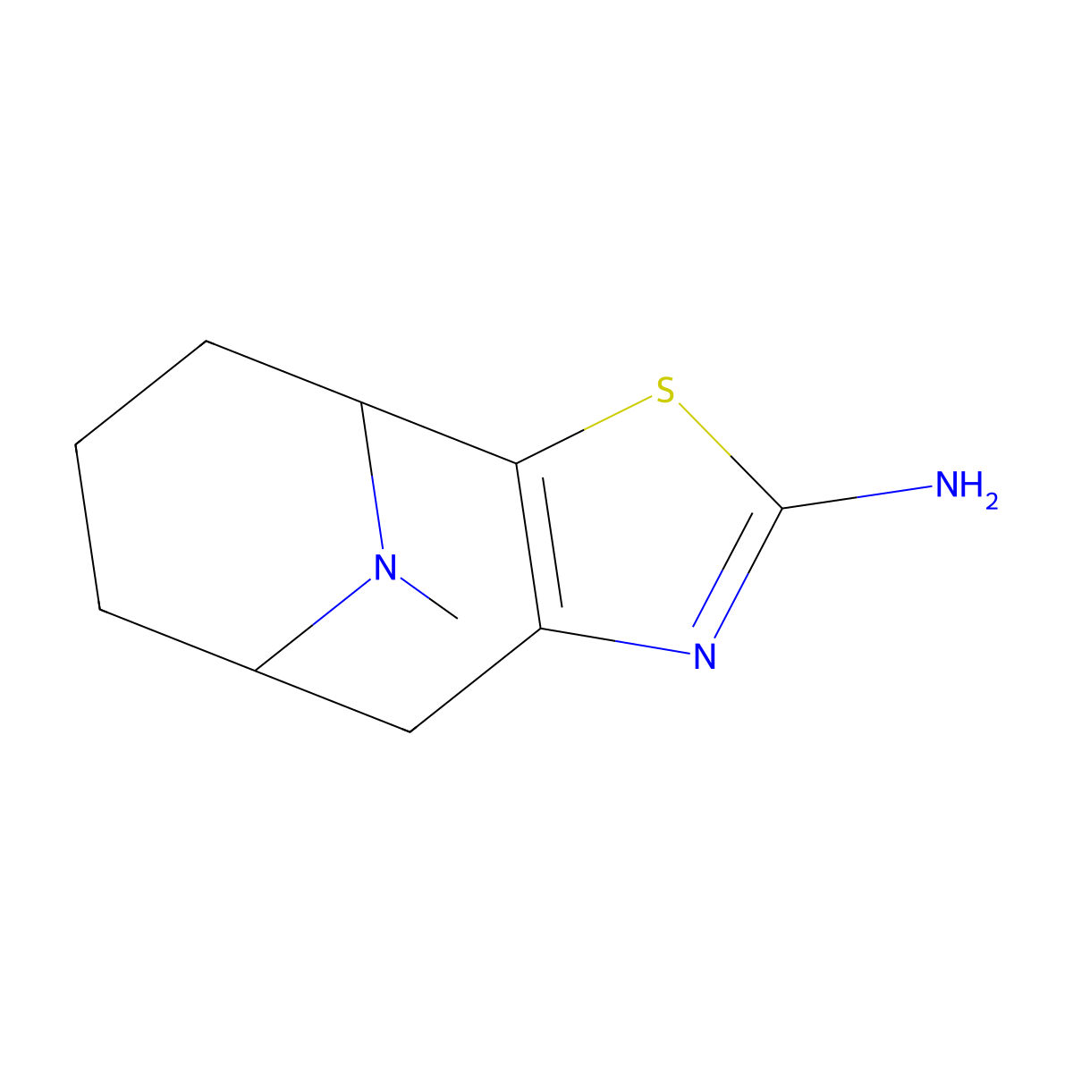 12-Methyl-3-thia-5,12-diazatricyclo[6.3.1.0,{2,6}]dodeca-2(6),4-dien-4-amine molecular structure, CAS 3054577-74-8