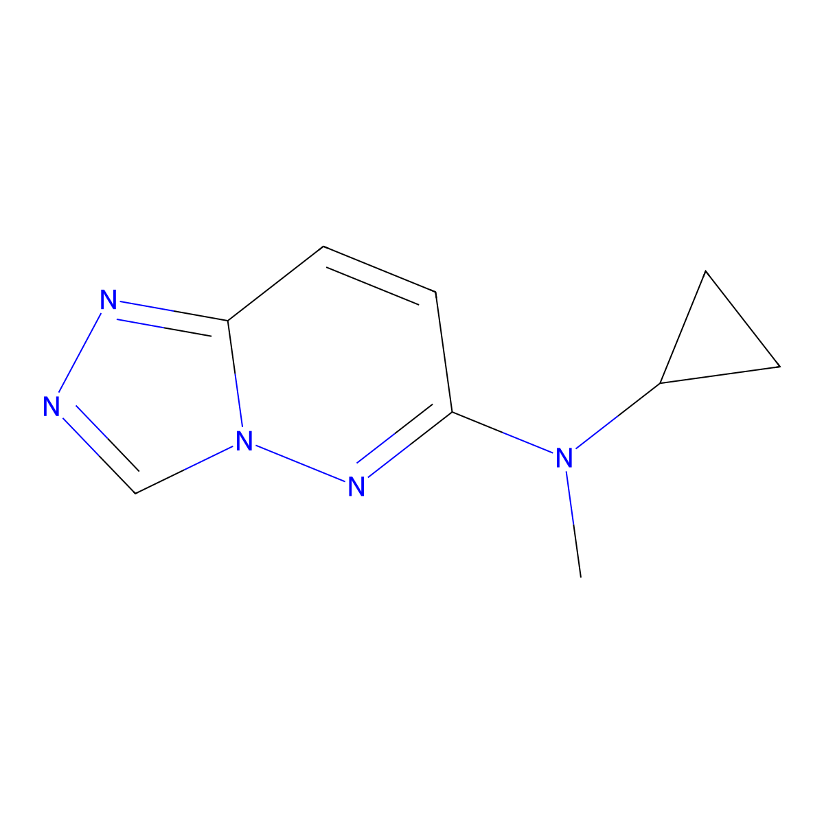 N-cyclopropyl-N-methyl-[1,2,4]triazolo[4,3-b]pyridazin-6-amine molecular structure, CAS 3054584-33-4
