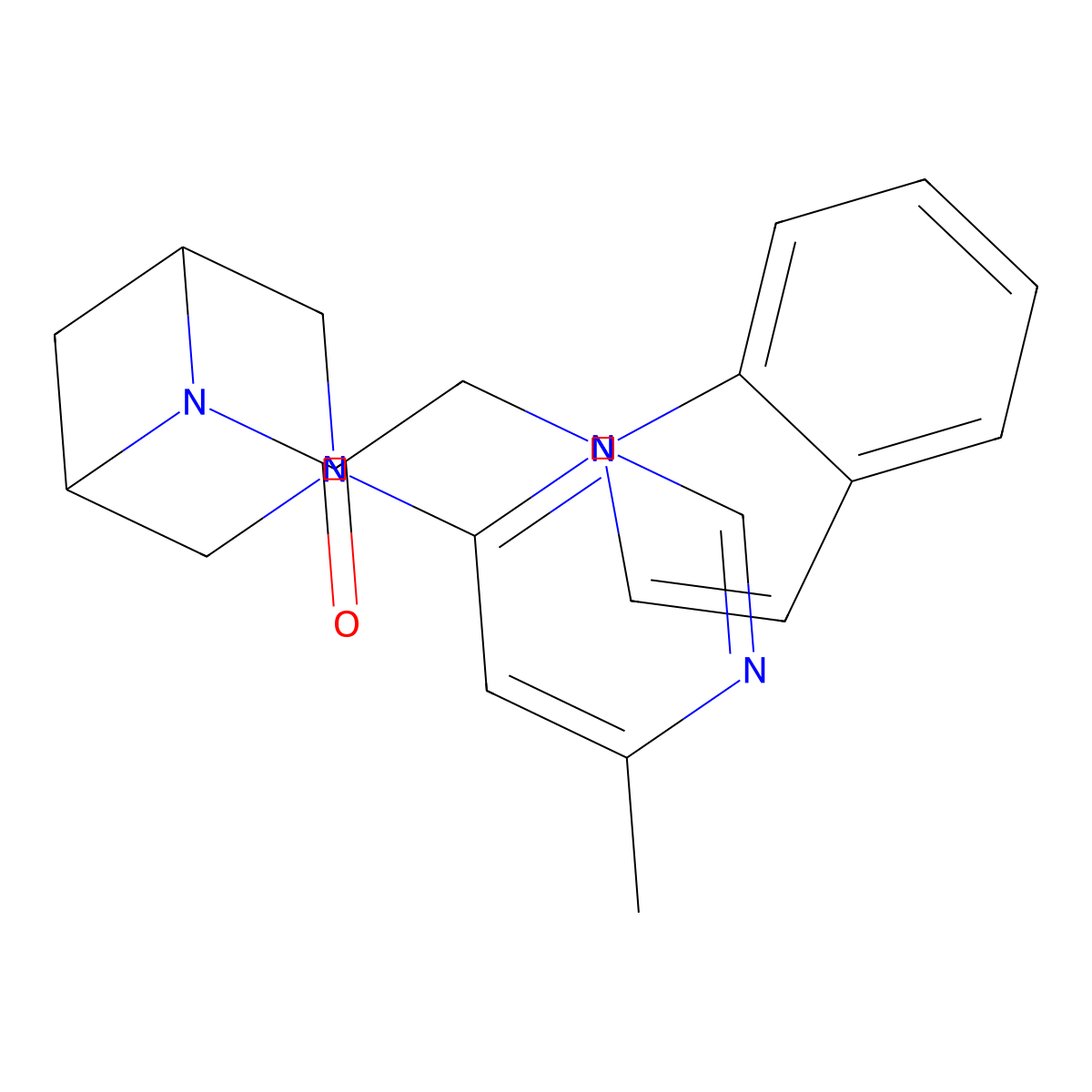 2-(1H-indol-1-yl)-1-[3-(6-methylpyrimidin-4-yl)-3,6-diazabicyclo[3.1.1]heptan-6-yl]ethan-1-one molecular structure, CAS 3054588-15-4
