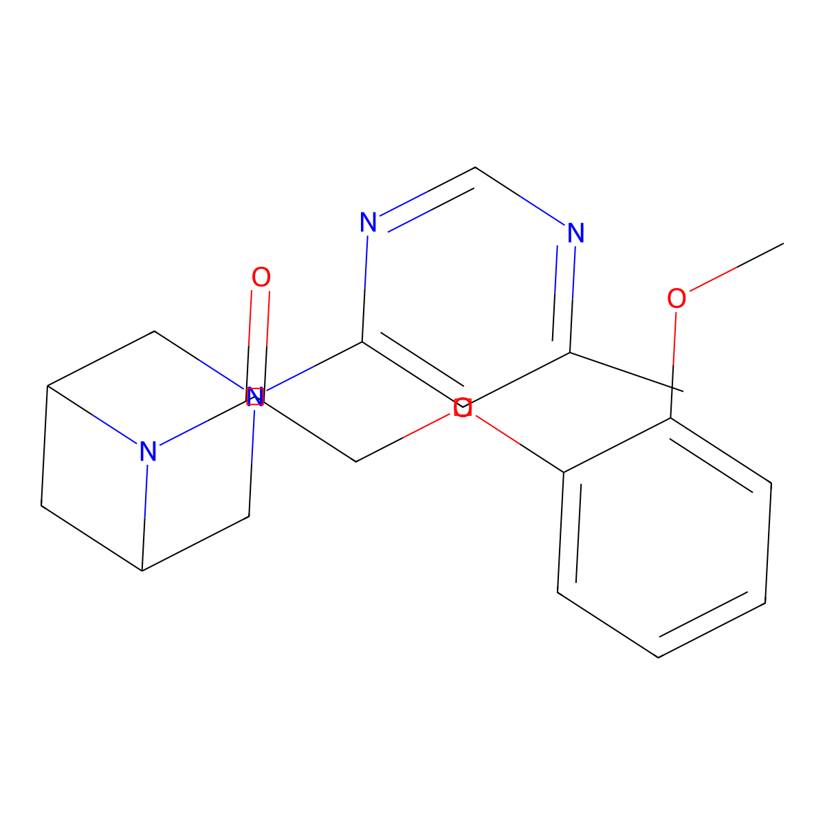 2-(2-Methoxyphenoxy)-1-[3-(6-methylpyrimidin-4-yl)-3,6-diazabicyclo[3.1.1]heptan-6-yl]ethan-1-one molecular structure, CAS 3054603-95-8