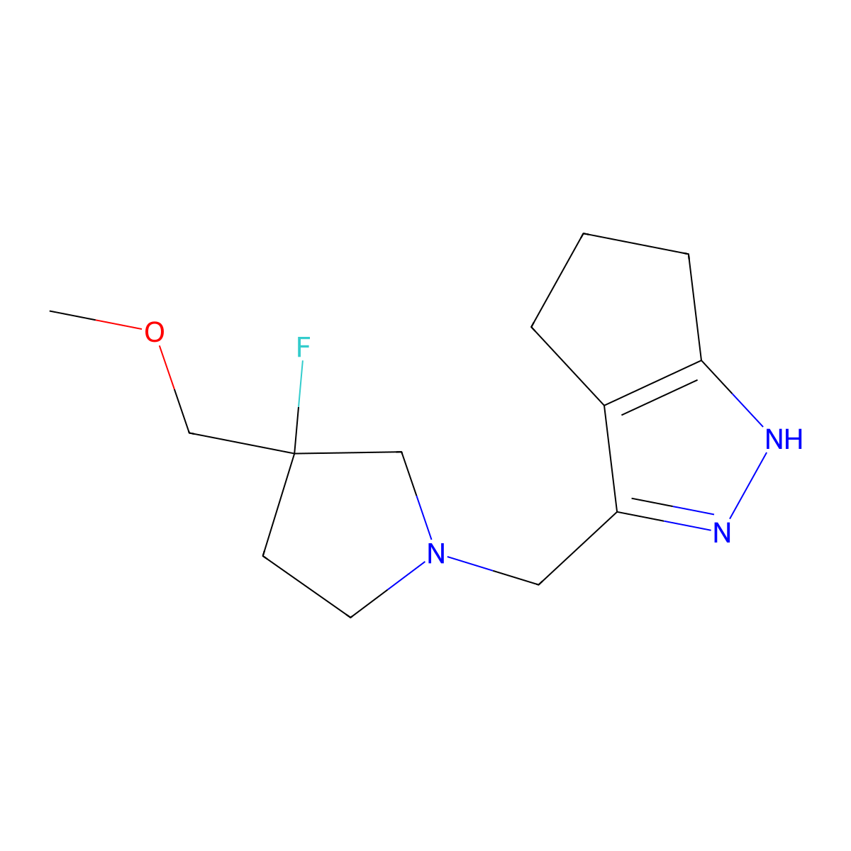 1-({4-[(5-Cyclopropyl-1,3,4-oxadiazol-2-yl)methyl]piperazin-1-yl}methyl)isoquinoline molecular structure, CAS 3054612-19-7