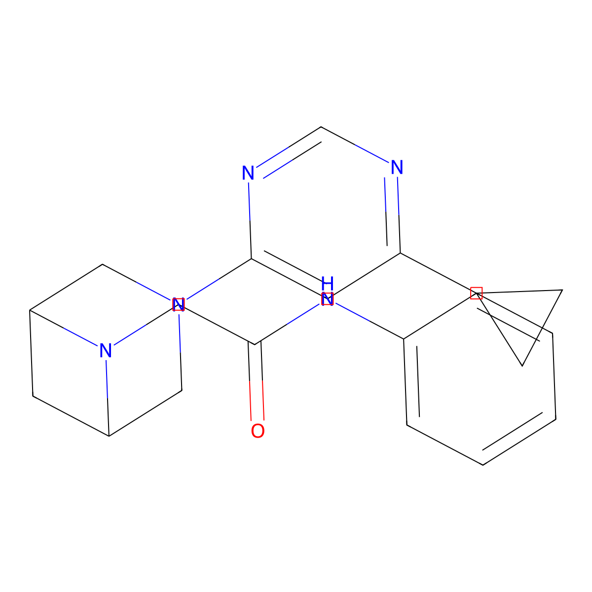 2-[3-(6-cyclopropylpyrimidin-4-yl)-3,6-diazabicyclo[3.1.1]heptan-6-yl]-N-phenylacetamide molecular structure, CAS 3054621-82-5