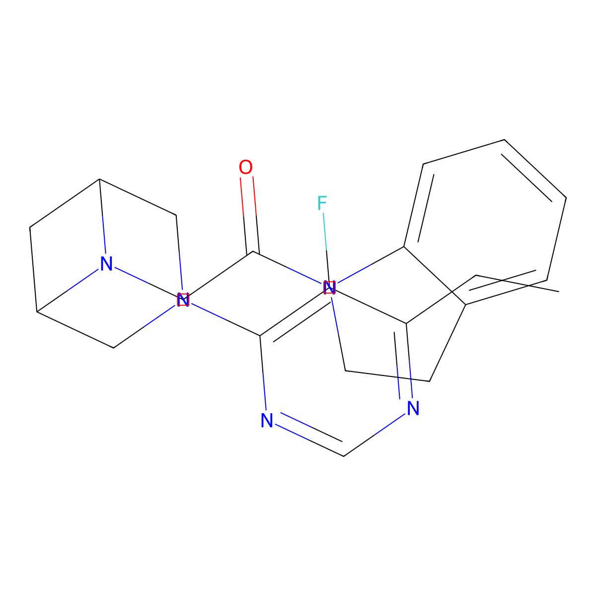 1-(2,3-dihydro-1H-indol-1-yl)-2-[3-(6-ethyl-5-fluoropyrimidin-4-yl)-3,6-diazabicyclo[3.1.1]heptan-6-yl]ethan-1-one molecular structure, CAS 3054626-28-4