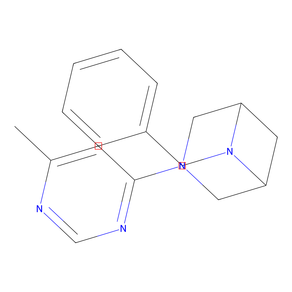 6-Benzyl-3-(6-methylpyrimidin-4-yl)-3,6-diazabicyclo[3.1.1]heptane molecular structure, CAS 3054628-38-2