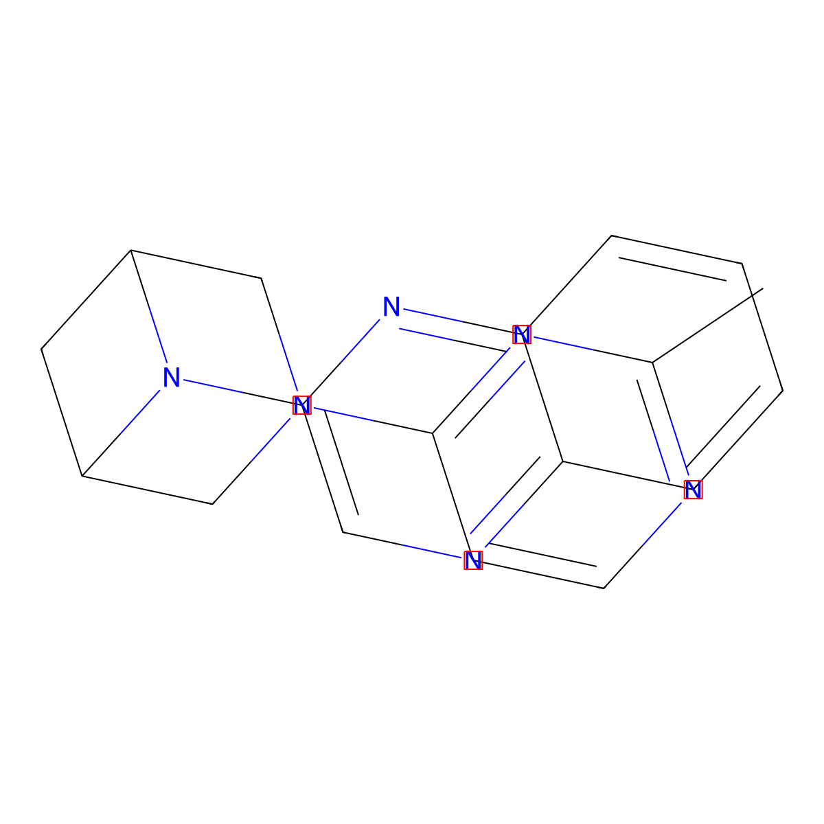 2-[3-(2-Methylpyrimidin-4-yl)-3,6-diazabicyclo[3.1.1]heptan-6-yl]quinoxaline molecular structure, CAS 3054628-88-2
