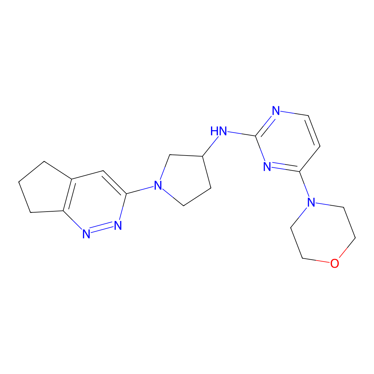 N2-{1-[(2,4-dichlorophenyl)methyl]pyrrolidin-3-yl}-N4,N4-dimethylpyrimidine-2,4-diamine molecular structure, CAS 3054636-89-1