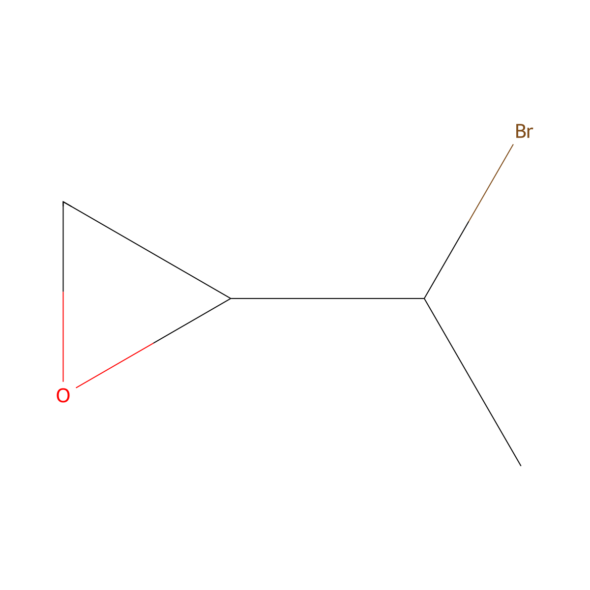 2-(1-Bromoethyl)oxirane molecular structure, CAS 3055-08-1