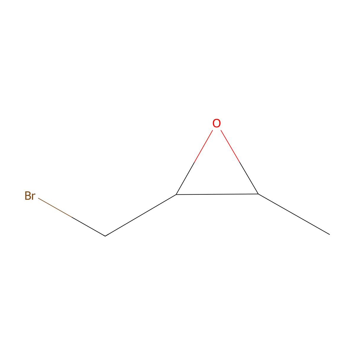 2-(Bromomethyl)-3-methyloxirane molecular structure, CAS 3055-09-2