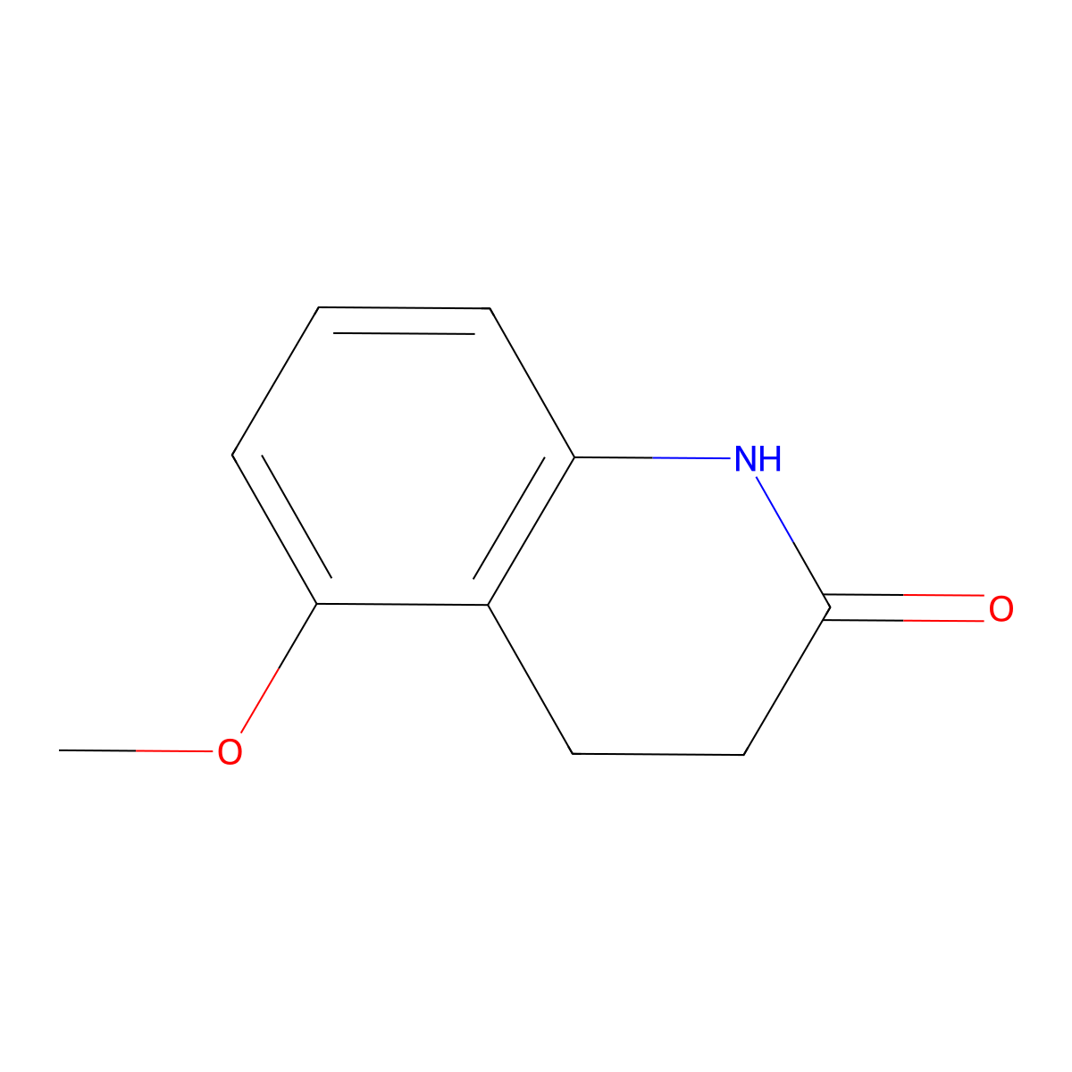 5-Methoxy-3,4-dihydroquinolin-2(1H)-one molecular structure, CAS 30557-06-3