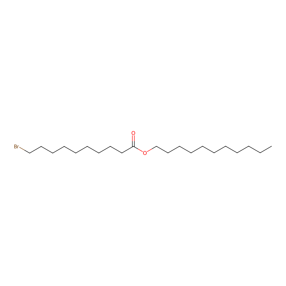 Undecyl 10-bromodecanoate molecular structure, CAS 3055988-25-2