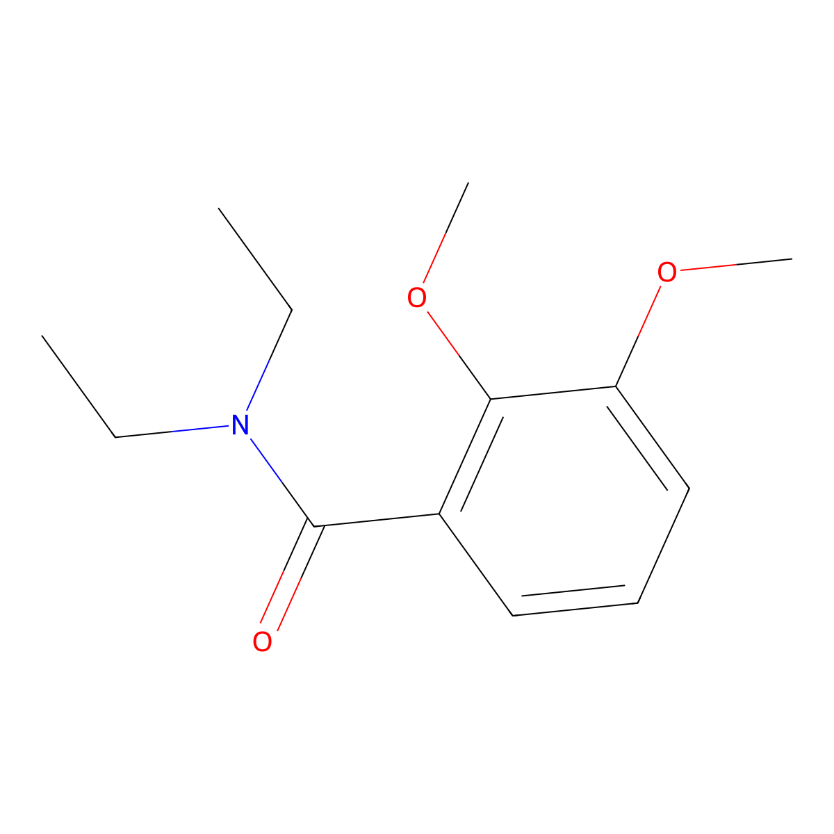 N,N-Diethyl-2,3-dimethoxybenzamide molecular structure, CAS 30577-84-5