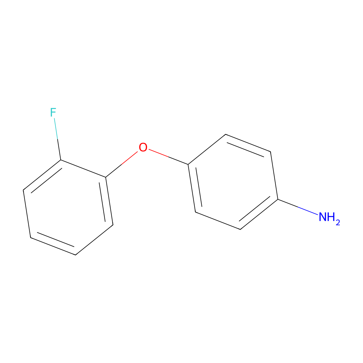 4-(2-Fluorophenoxy)aniline molecular structure, CAS 305801-12-1