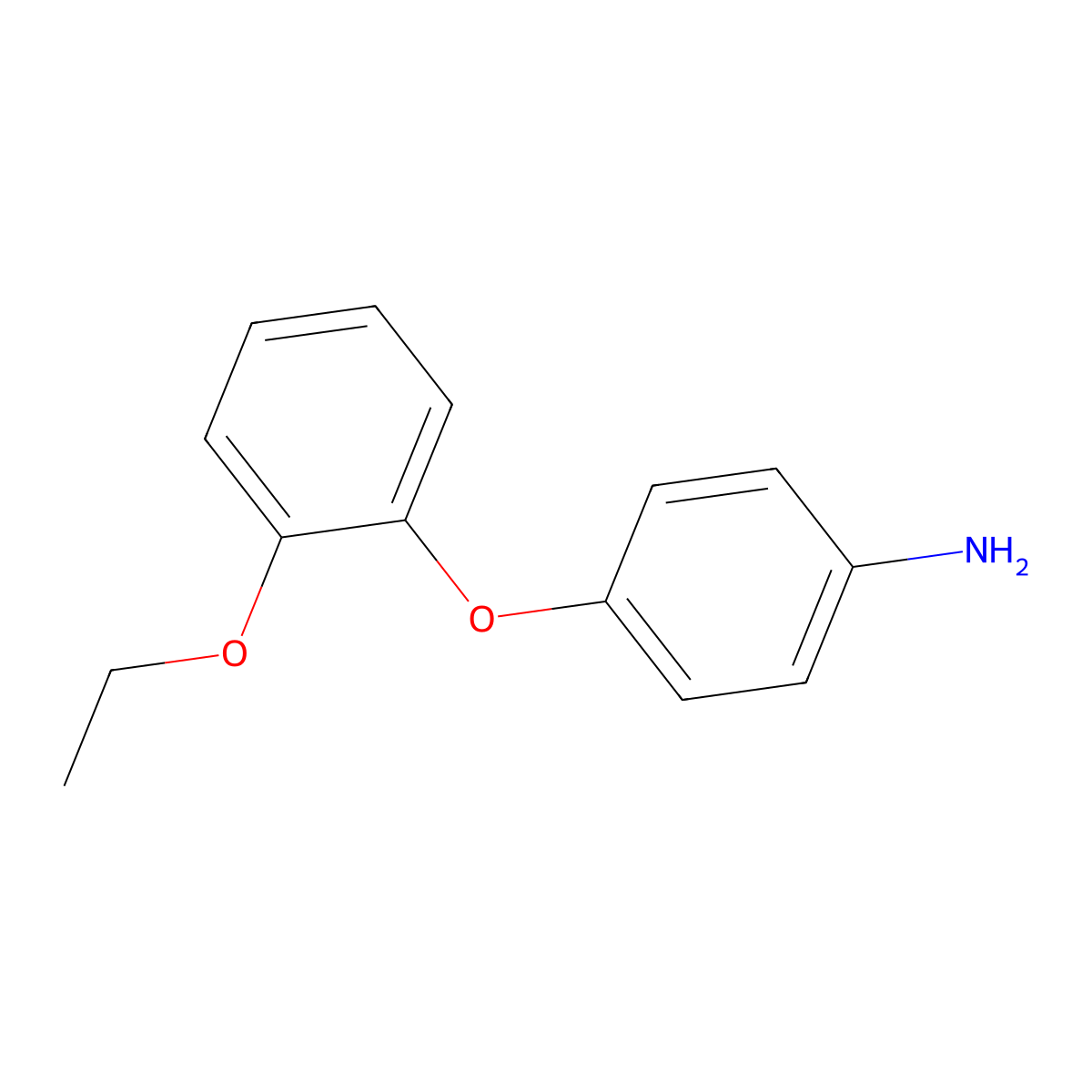 4-(2-Ethoxyphenoxy)aniline molecular structure, CAS 305801-14-3