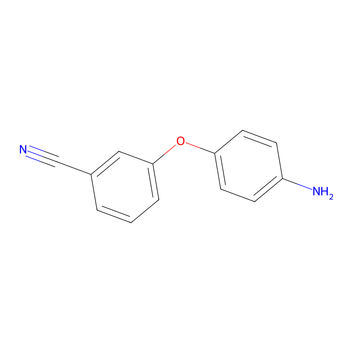 3-(4-Aminophenoxy)benzonitrile molecular structure, CAS 305801-18-7