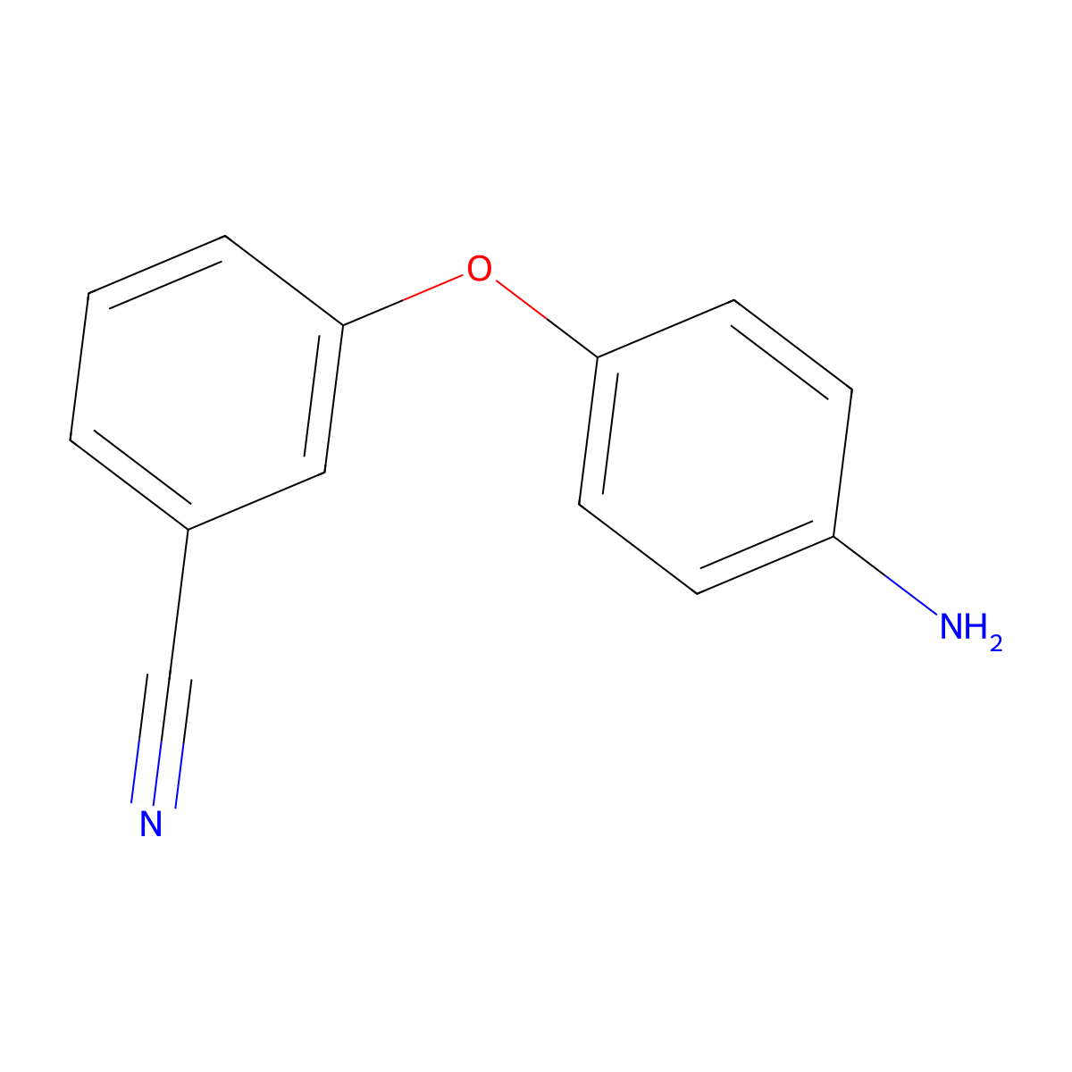 3-(4-Aminophenoxy)benzonitrile molecular structure, CAS 305801-18-7