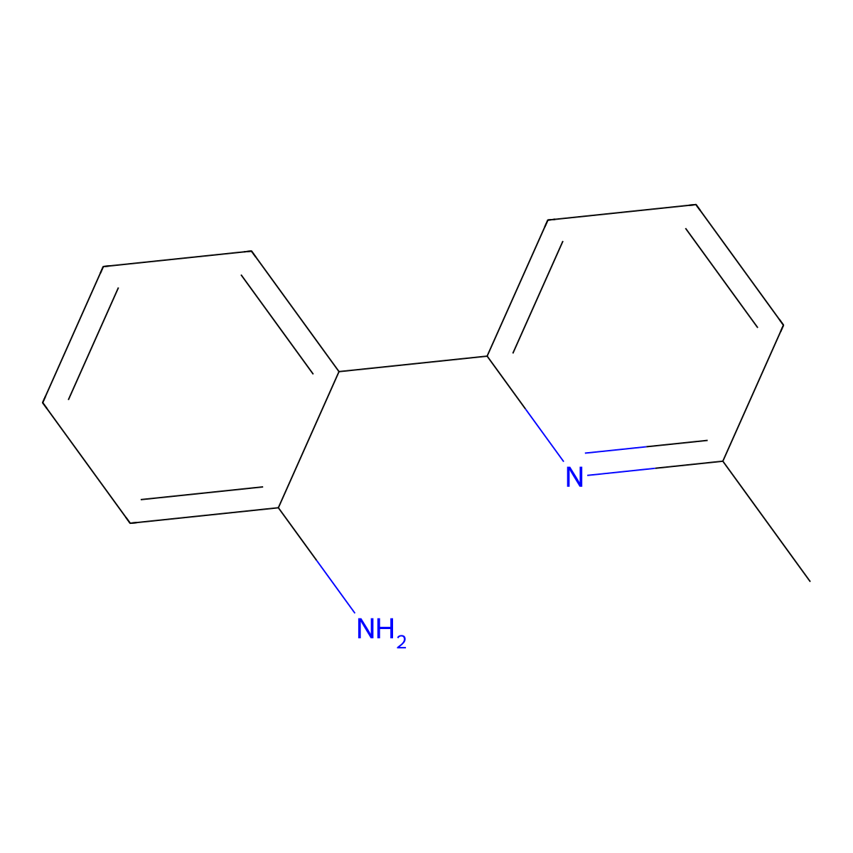 2-(6-Methylpyridin-2-yl)aniline molecular structure, CAS 305811-31-8