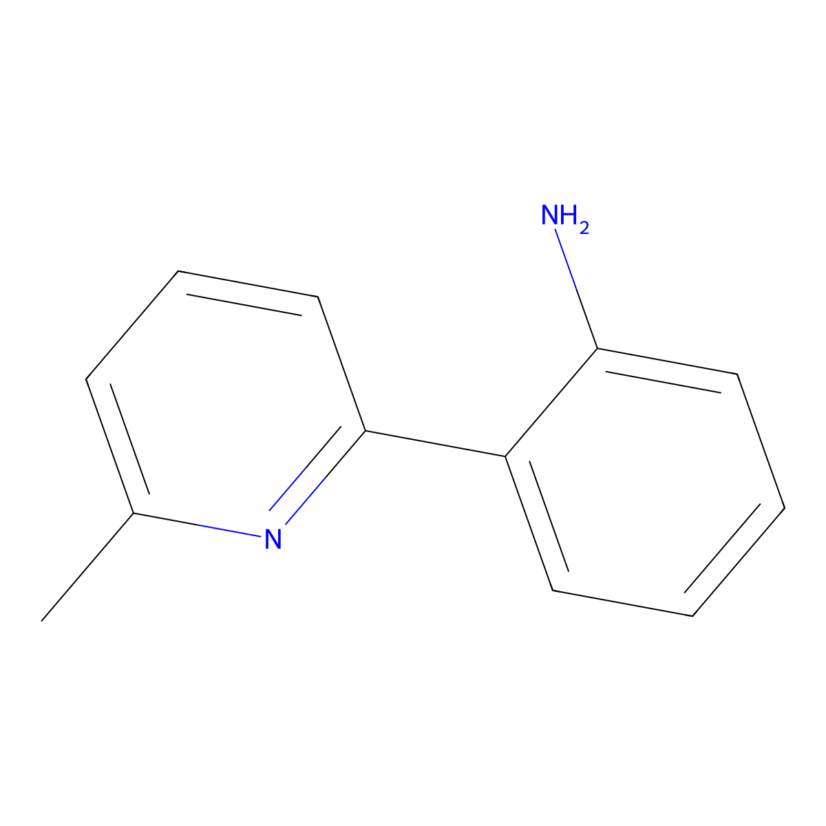 2-(6-Methylpyridin-2-yl)aniline molecular structure, CAS 305811-31-8
