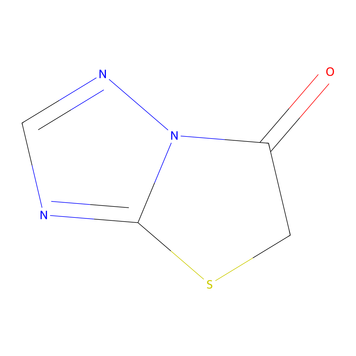 Thiazolo[3,2-b][1,2,4]triazol-6(5H)-one molecular structure, CAS 305848-41-3