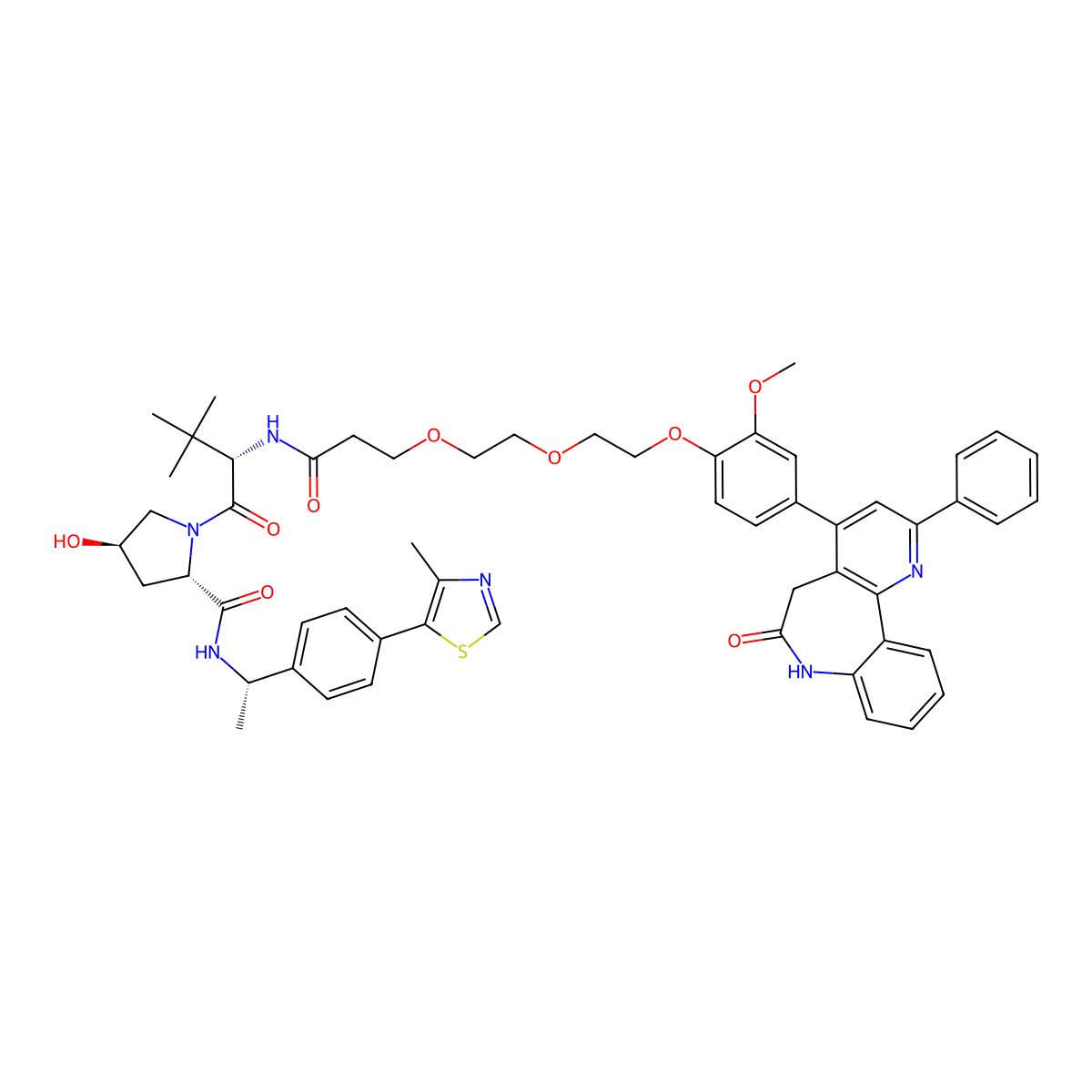 PROTAC YAP degrader-1 molecular structure, CAS 3058483-58-9