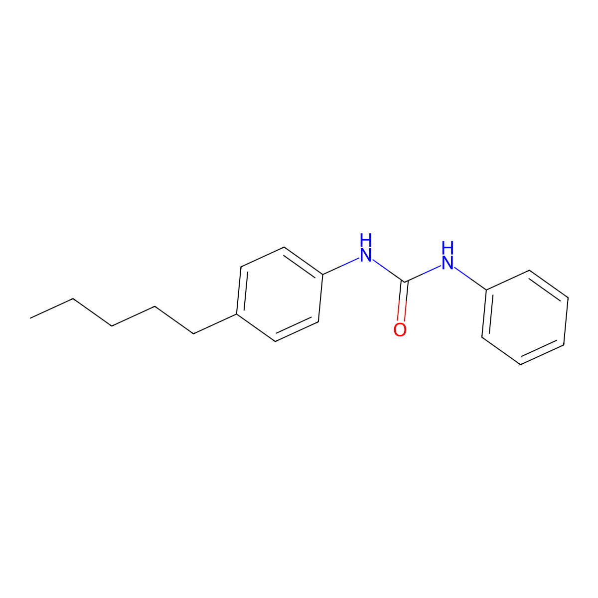 3-(4-Pentylphenyl)-1-phenylurea molecular structure, CAS 305849-09-6