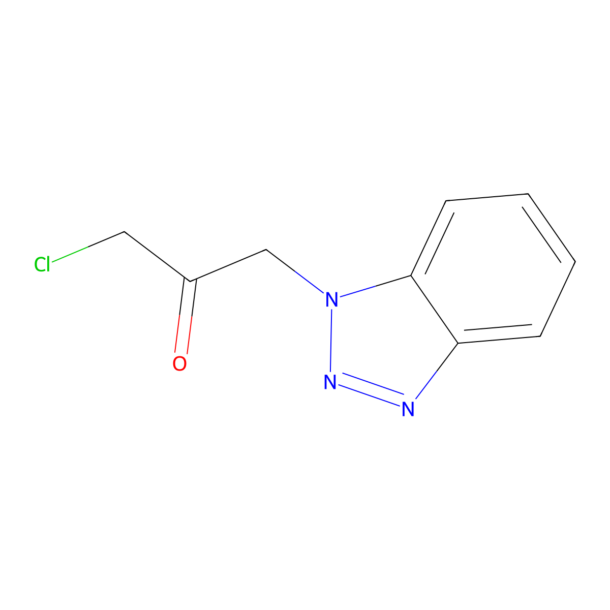 1-Benzotriazol-1-yl-3-chloropropan-2-one molecular structure, CAS 305851-04-1
