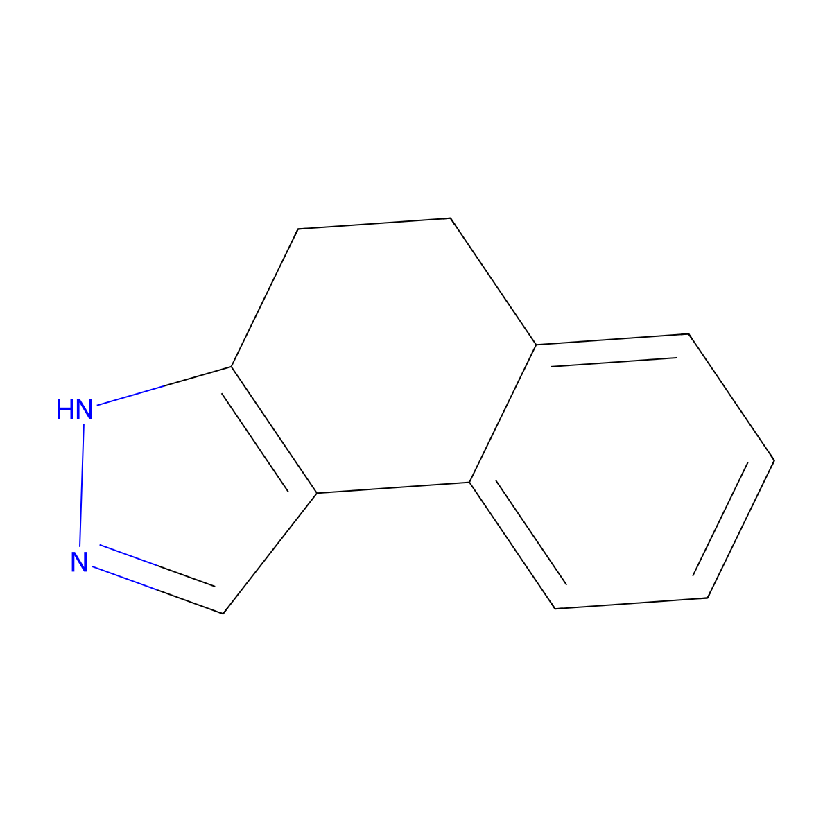 4,5-dihydro-3H-benzo[e]indazole molecular structure, CAS 305860-76-8