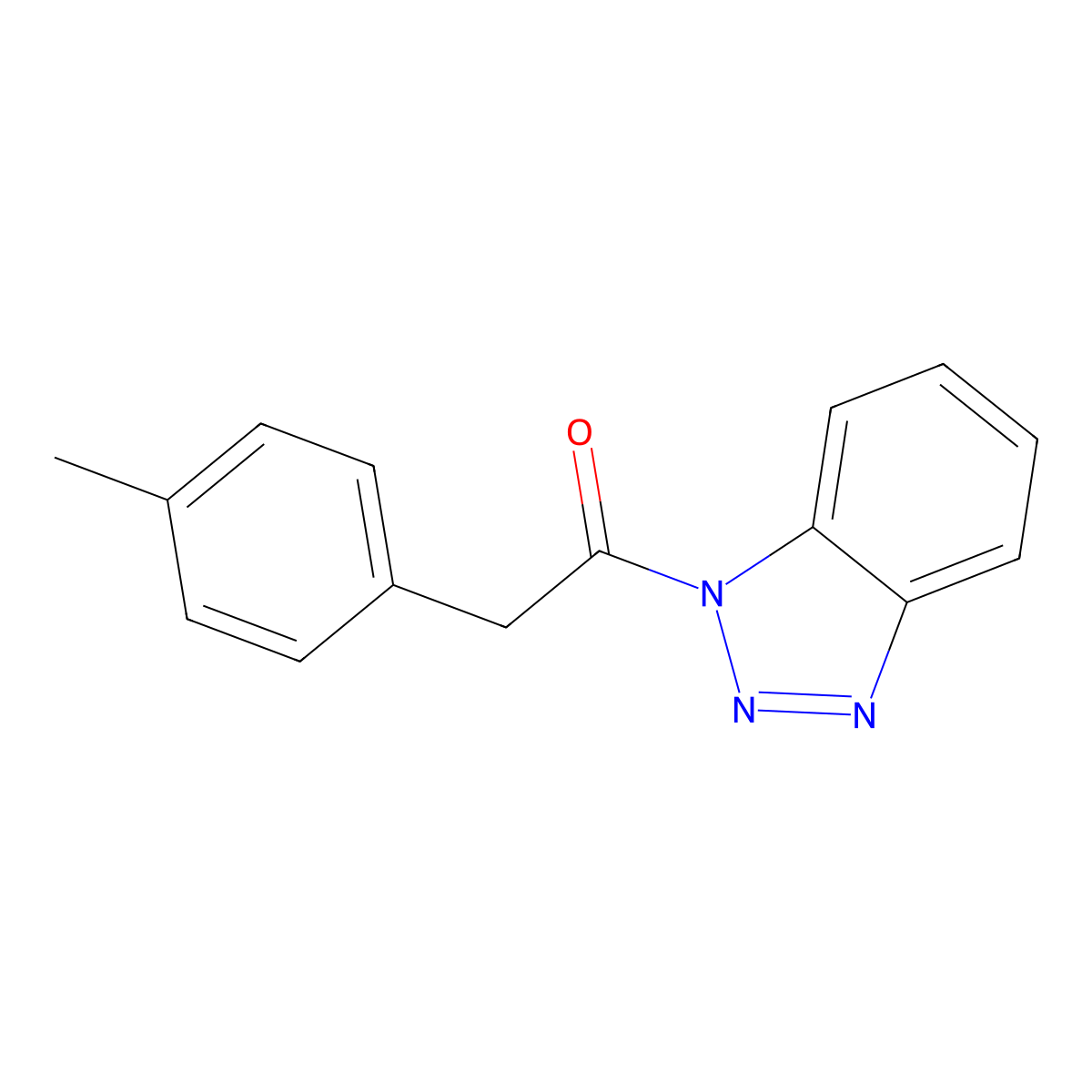 1-(Benzotriazol-1-yl)-2-(4-methylphenyl)ethanone molecular structure, CAS 305862-33-3