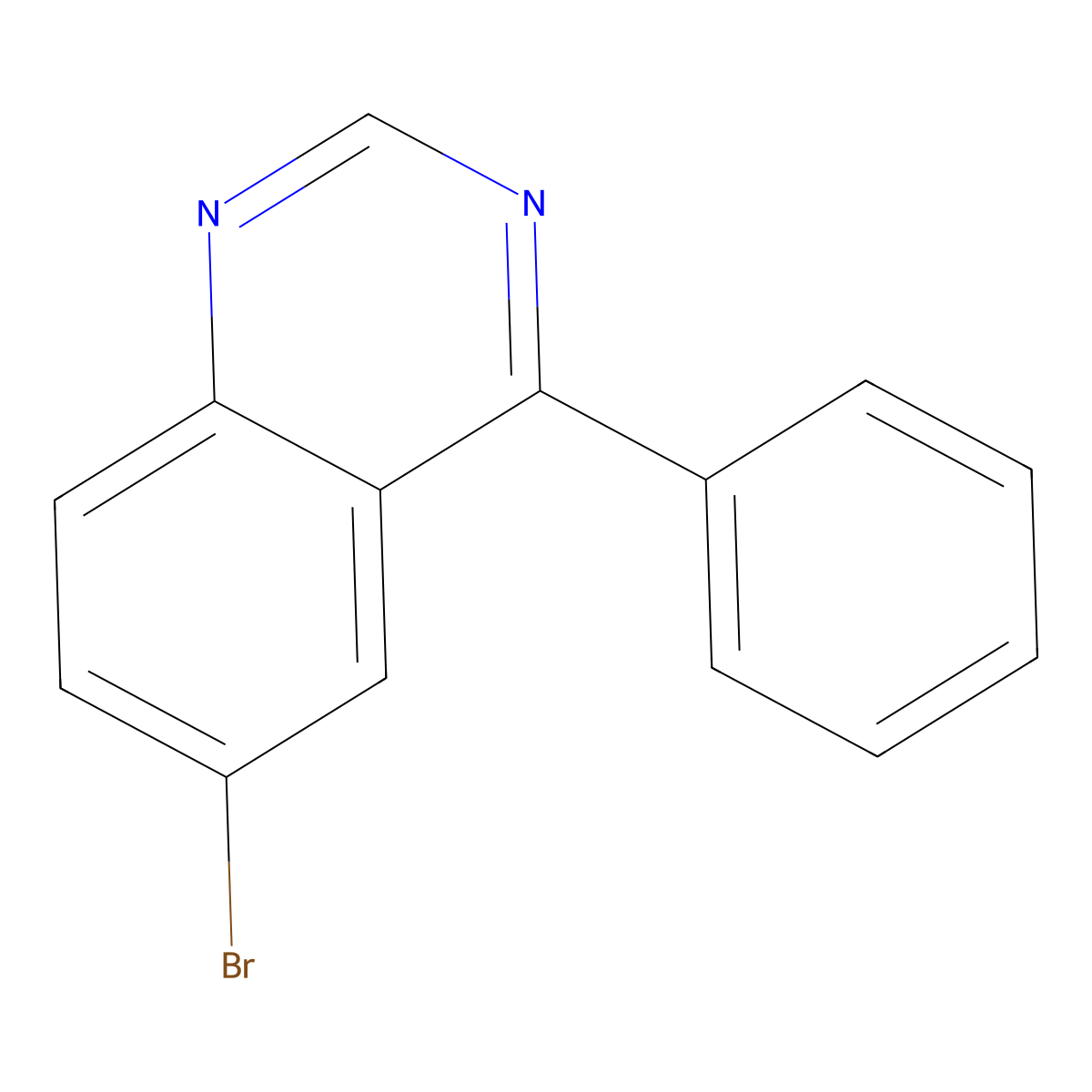 6-Bromo-4-phenylquinazoline molecular structure, CAS 305864-80-6