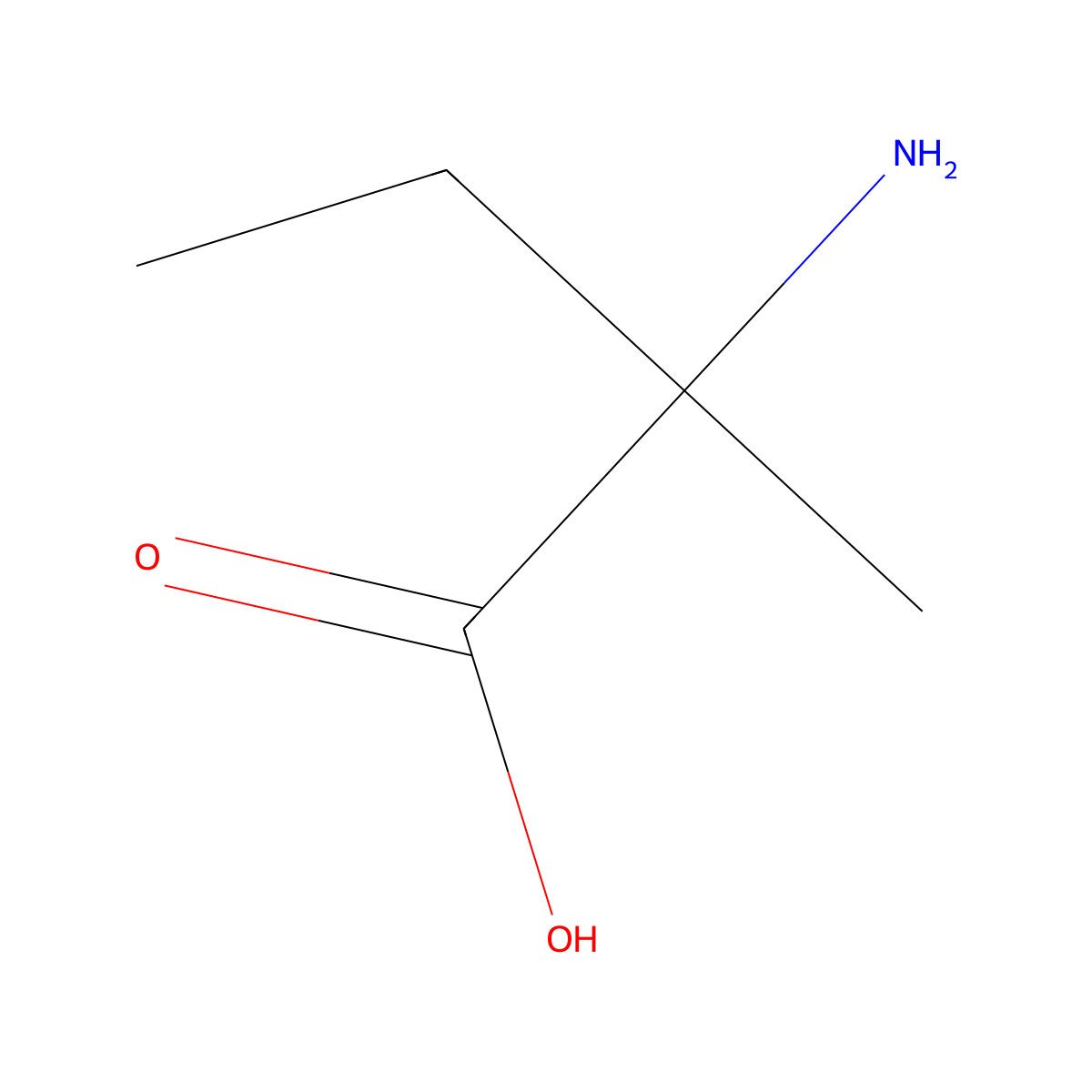 D-Isovaline molecular structure, CAS 3059-97-0