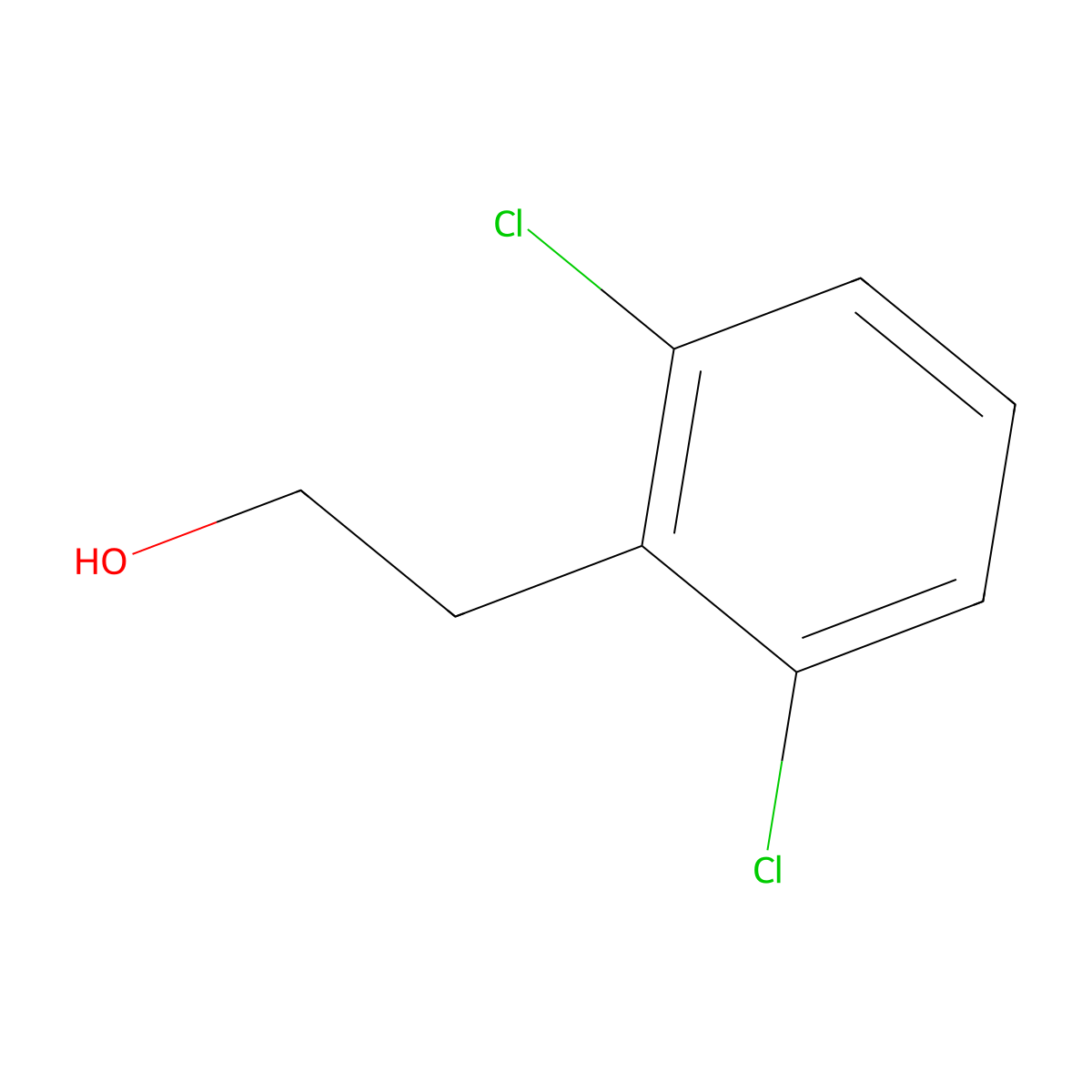 2-(2,6-Dichlorophenyl)ethanol molecular structure, CAS 30595-79-0