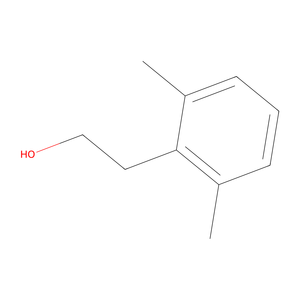 2-(2,6-Dimethylphenyl)ethanol molecular structure, CAS 30595-80-3