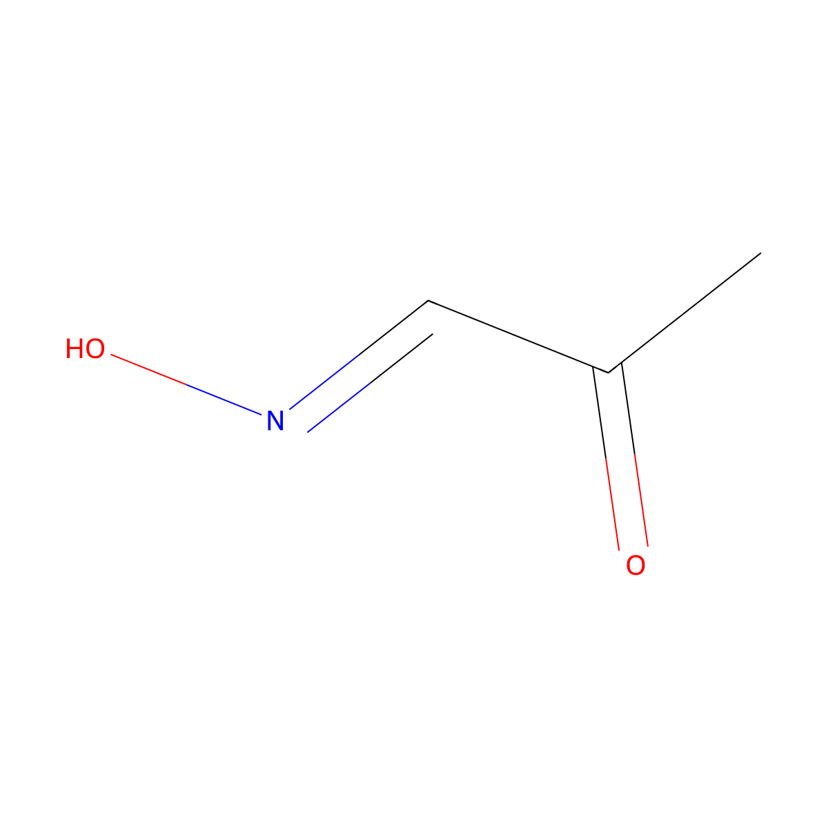 2-Oxopropanal-1-oxime molecular structure, CAS 306-44-5