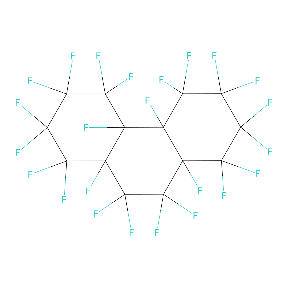 Perfluoroperhydrophenanthrene molecular structure, CAS 306-91-2