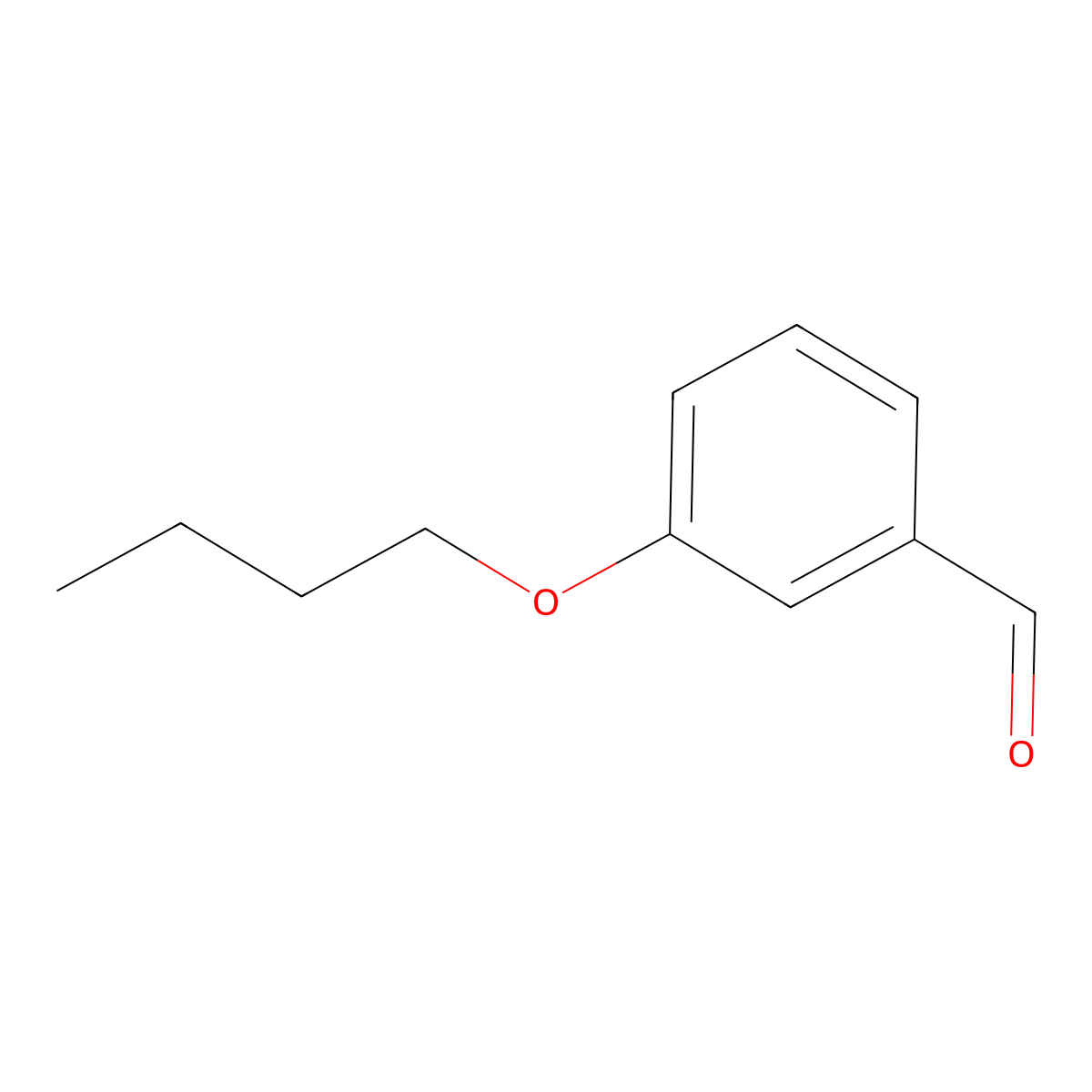 3-Butoxybenzaldehyde molecular structure, CAS 30609-20-2