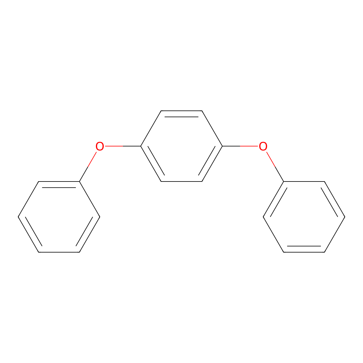 1,4-Diphenoxybenzene molecular structure, CAS 3061-36-7