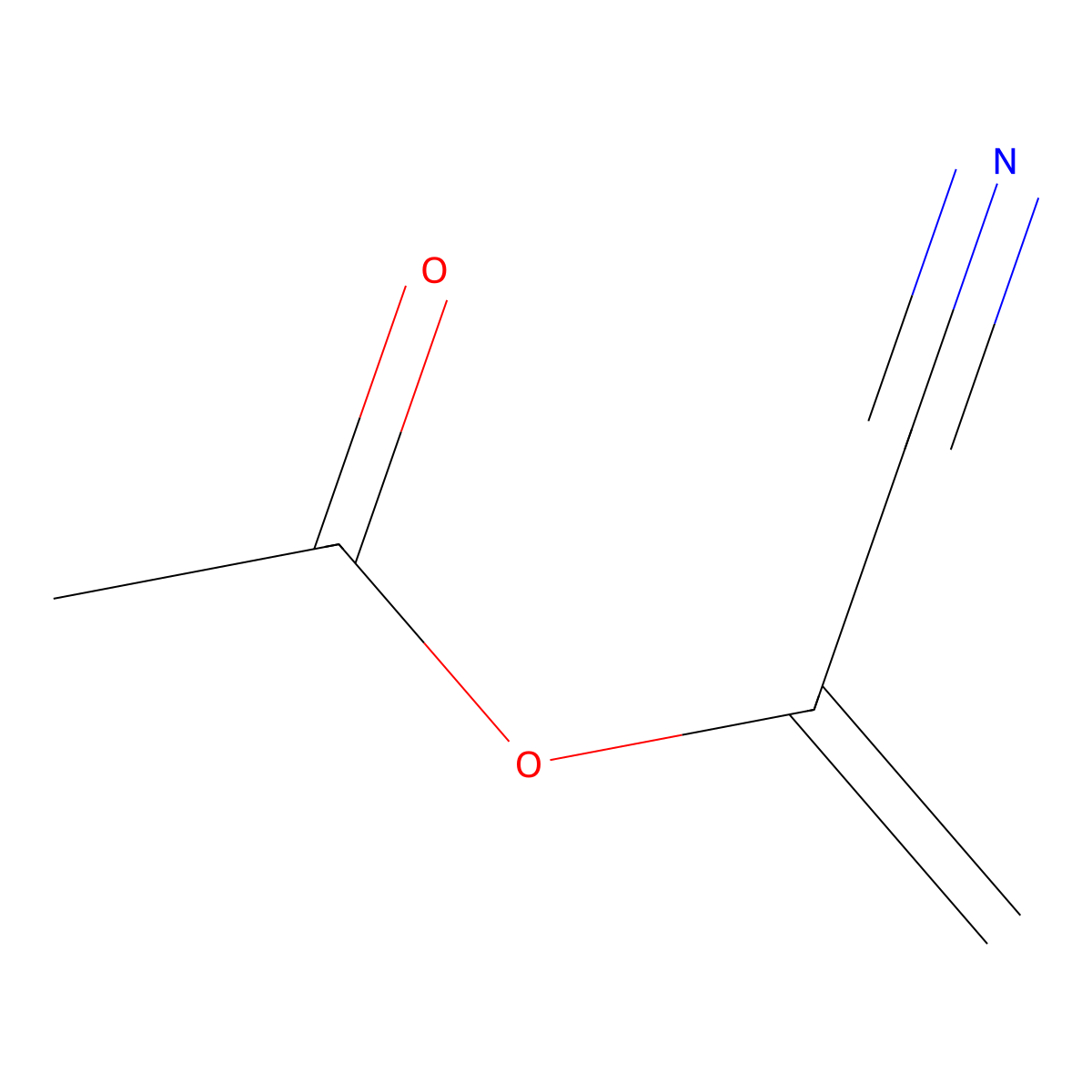1-Cyanovinyl acetate molecular structure, CAS 3061-65-2