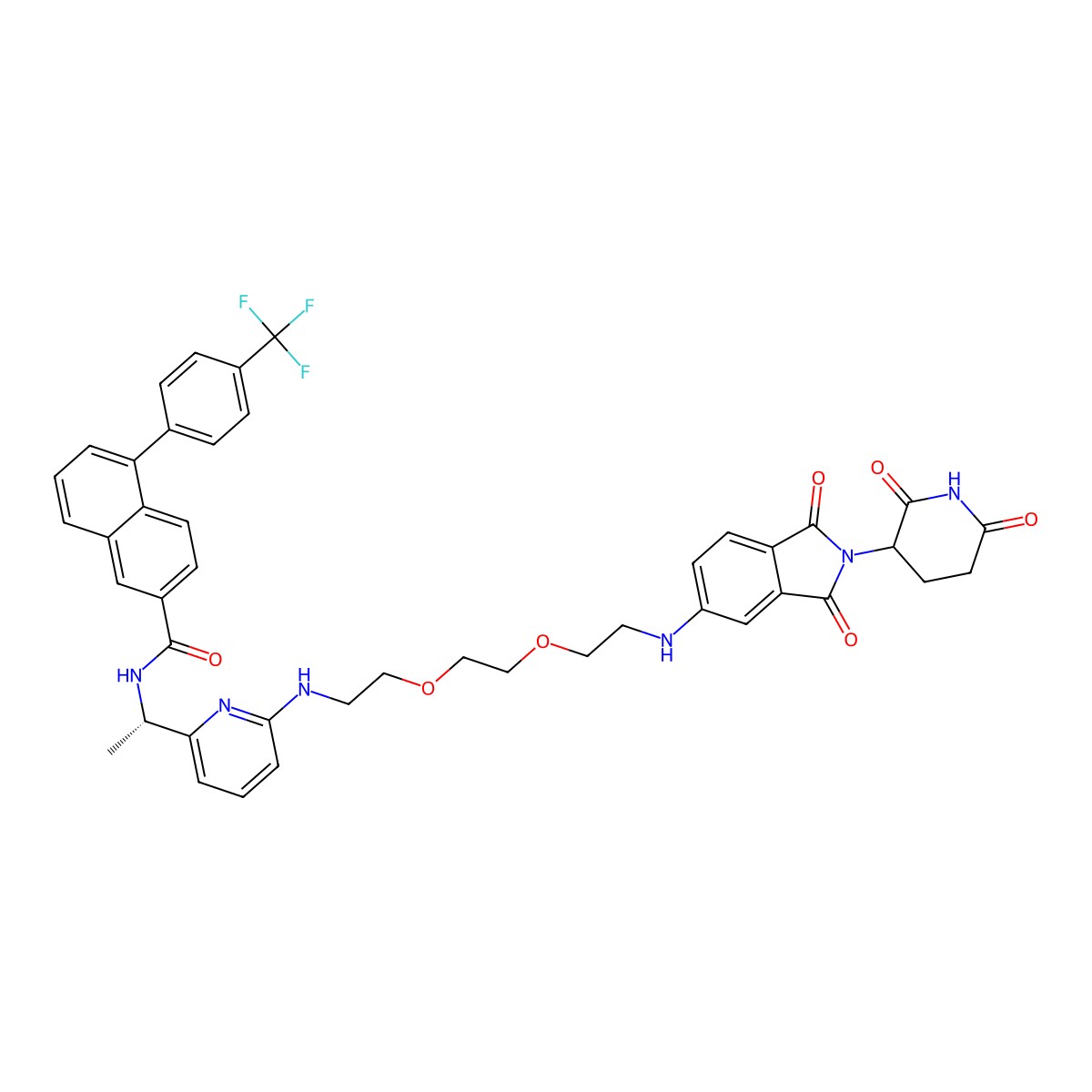 PROTAC TEAD degrader-1 molecular structure, CAS 3061498-57-2