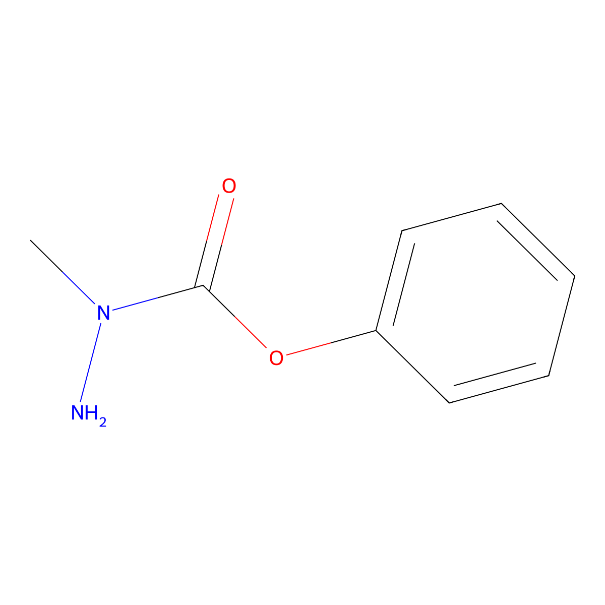 N-methyl-1-phenoxyformohydrazide molecular structure, CAS 30616-32-1
